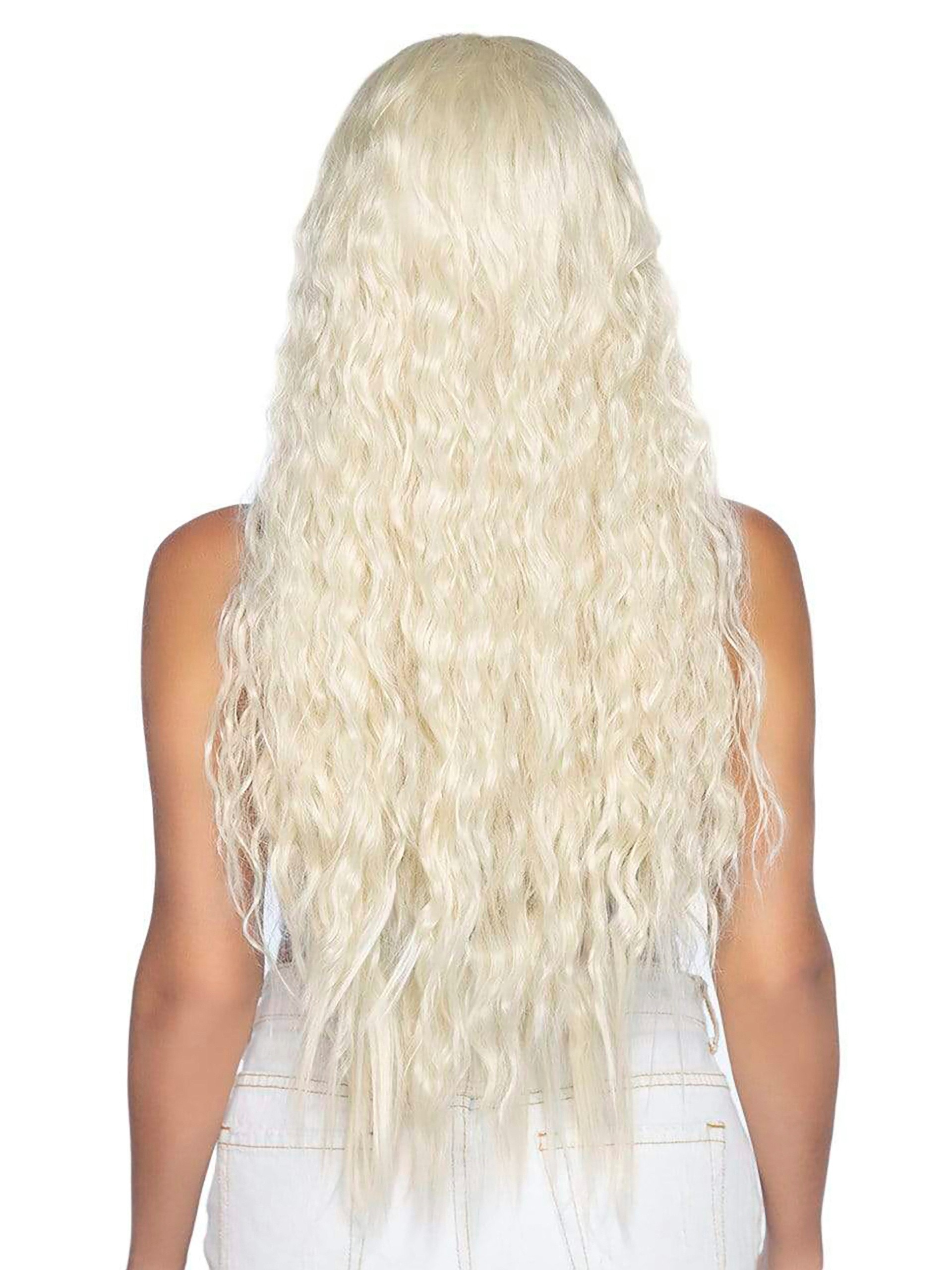 Leg Avenue Beach Babe Long Wavy Blonde Wig, Blonde, hi-res
