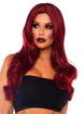 Leg Avenue Long Wavy Red Wig, Red, hi-res