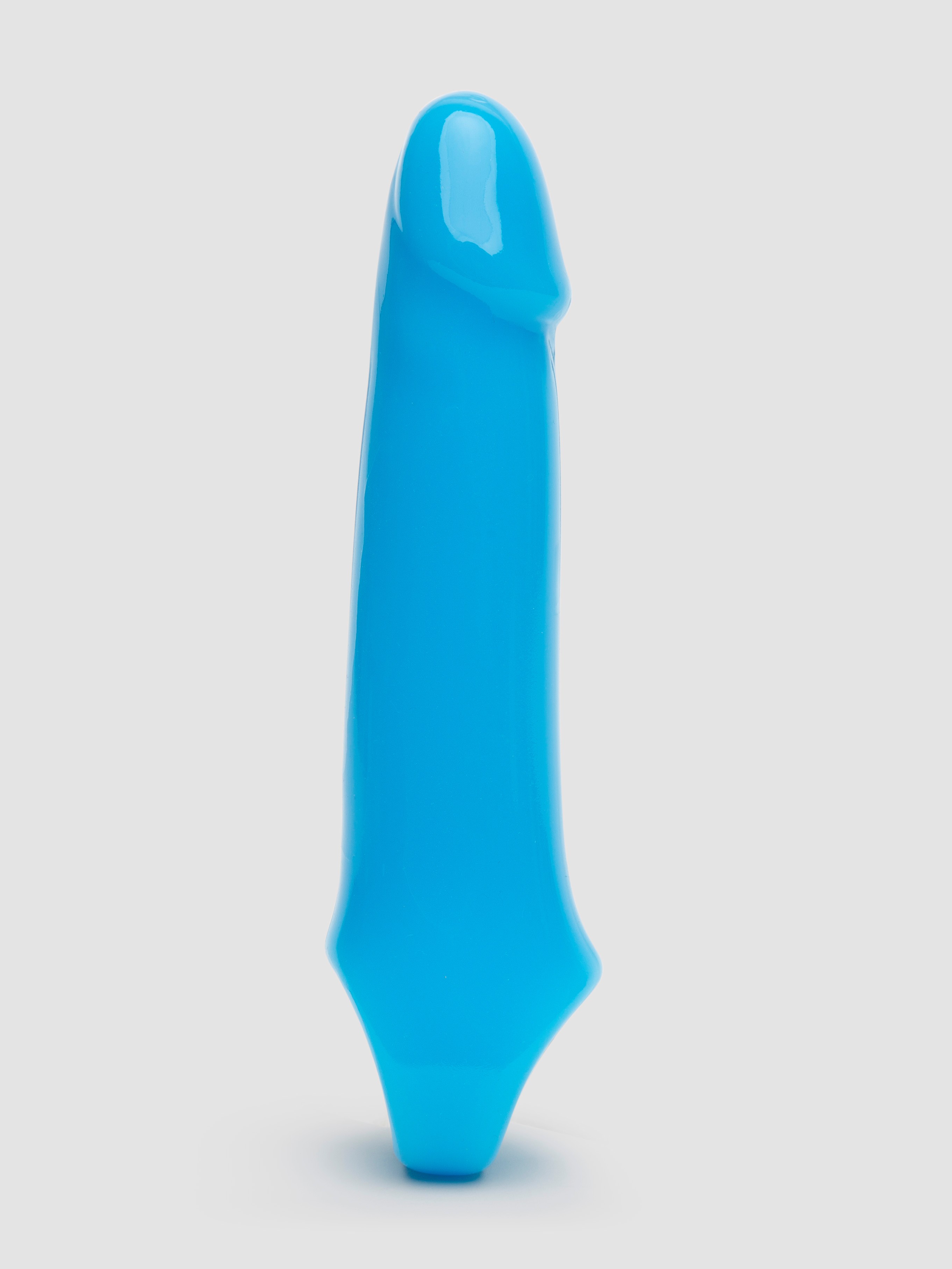 Firefly Glow-in-the-Dark 1 Extra Inch Penis Extender 8 Inch, Blue, hi-res