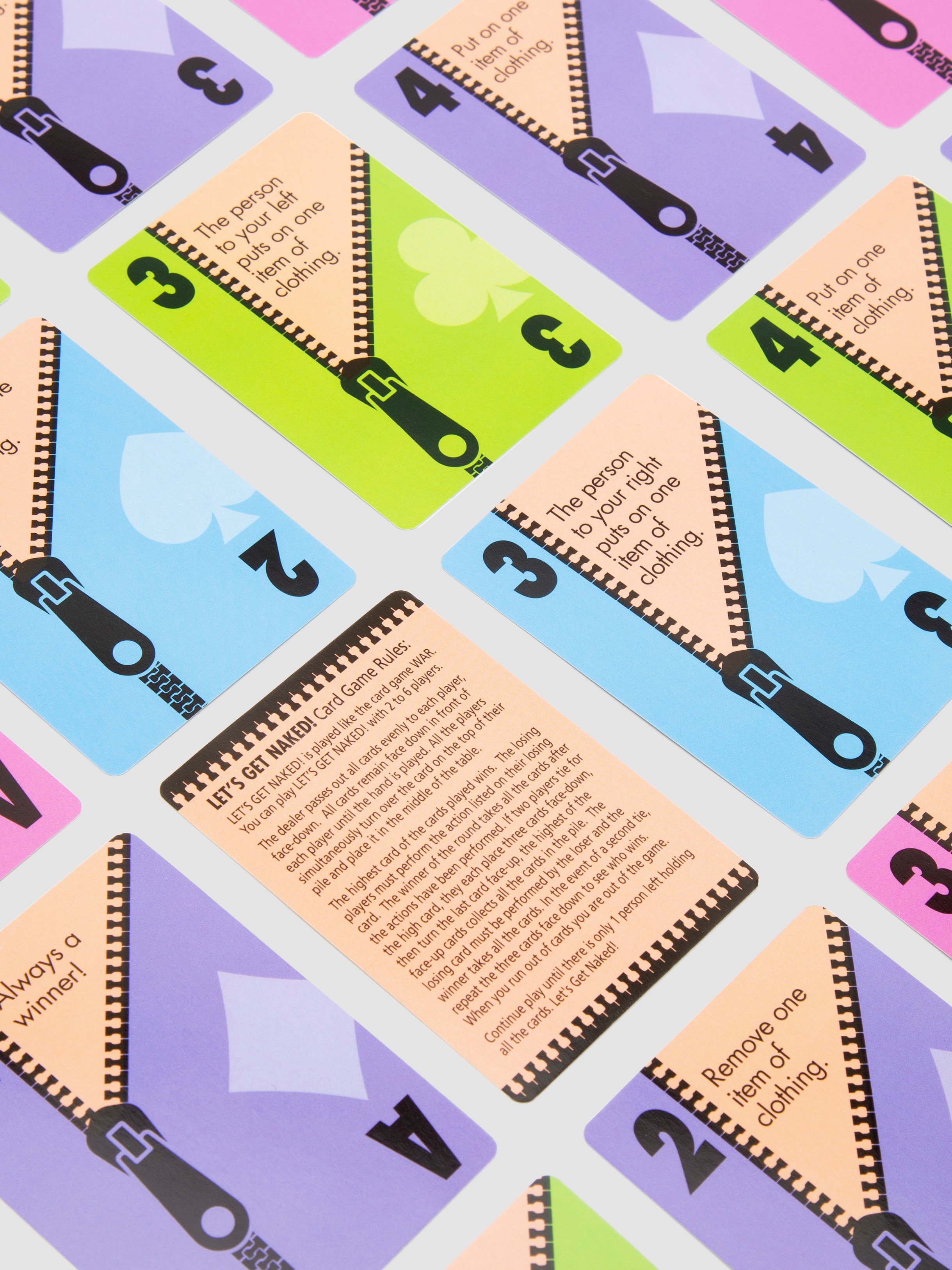Let's Get Naked Card Game, , hi-res