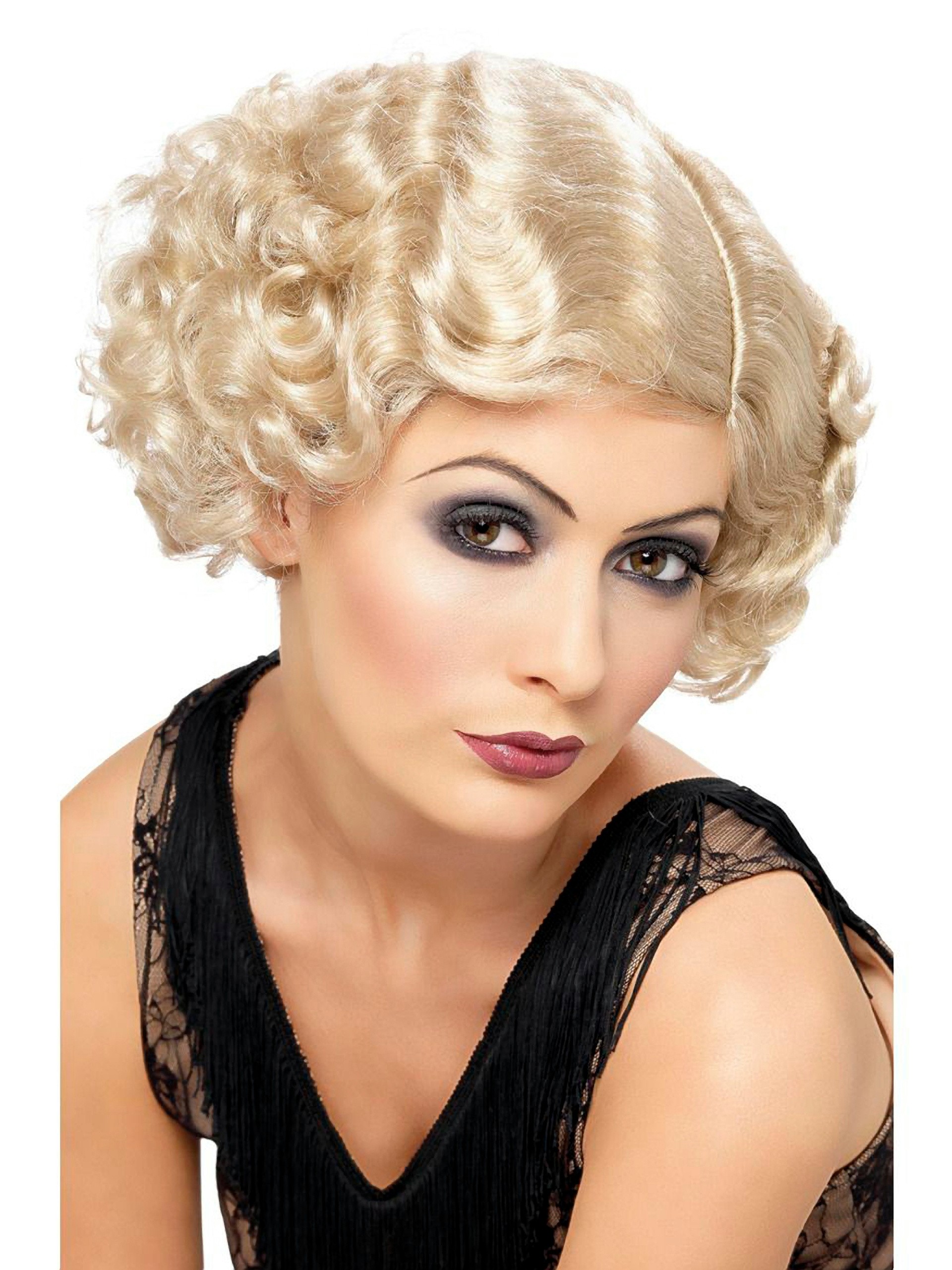 Fever Blonde Wavy Bob Wig, Blonde, hi-res