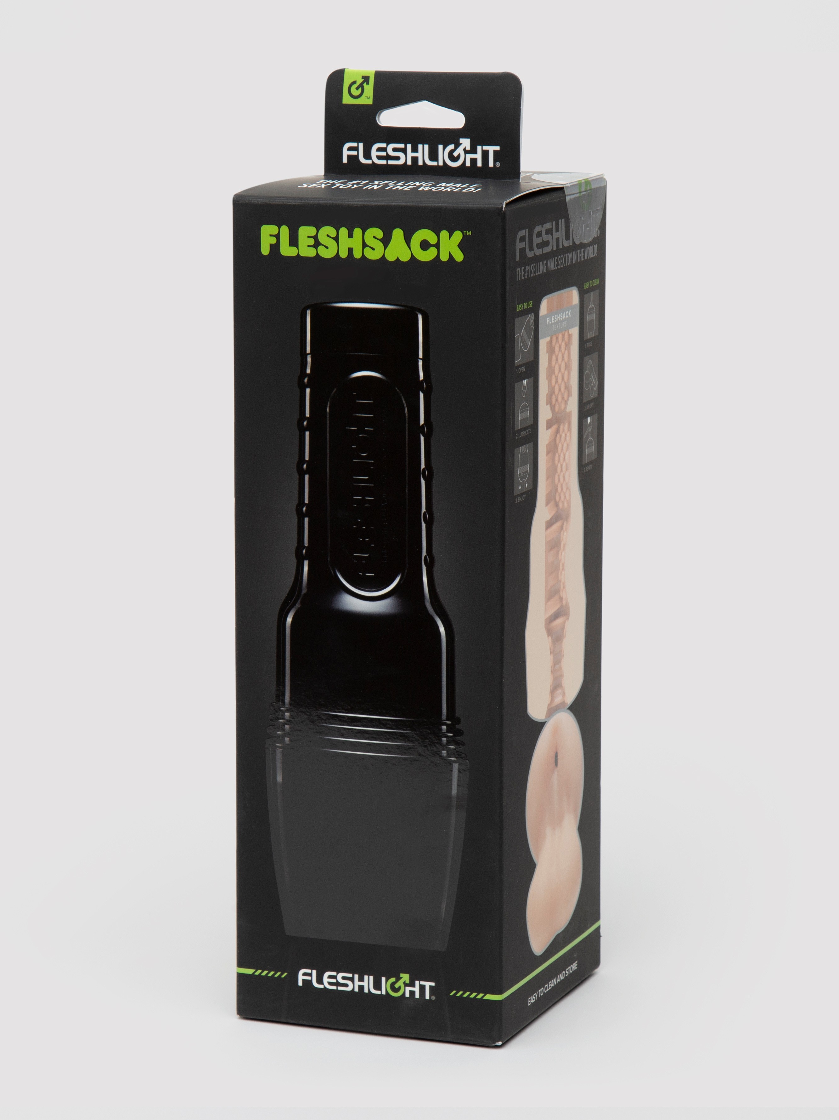 Fleshlight Fleshsack Realistic Butt with Balls, Flesh Pink, hi-res