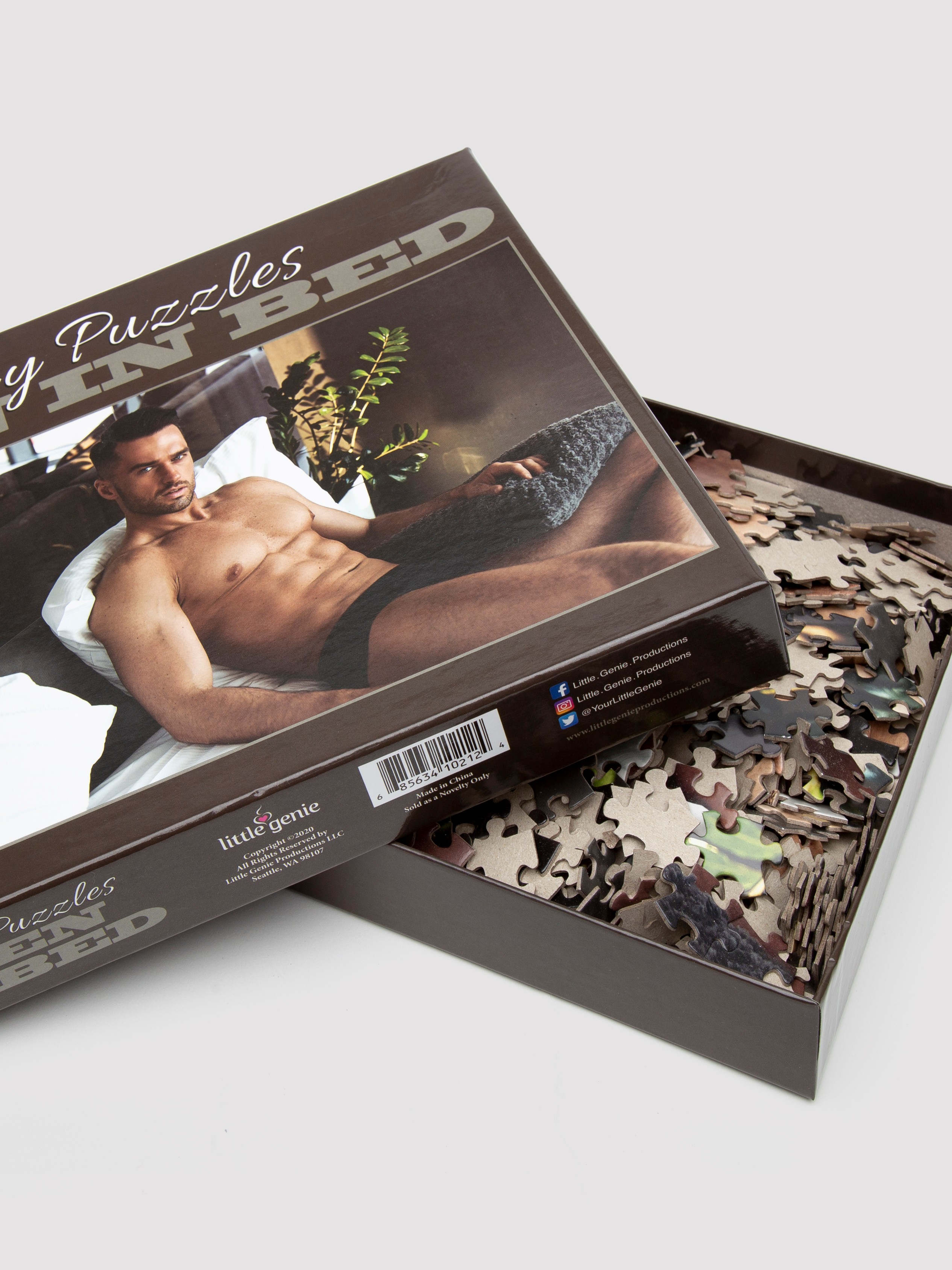 Men in Bed Sexy Bradley Puzzle, , hi-res