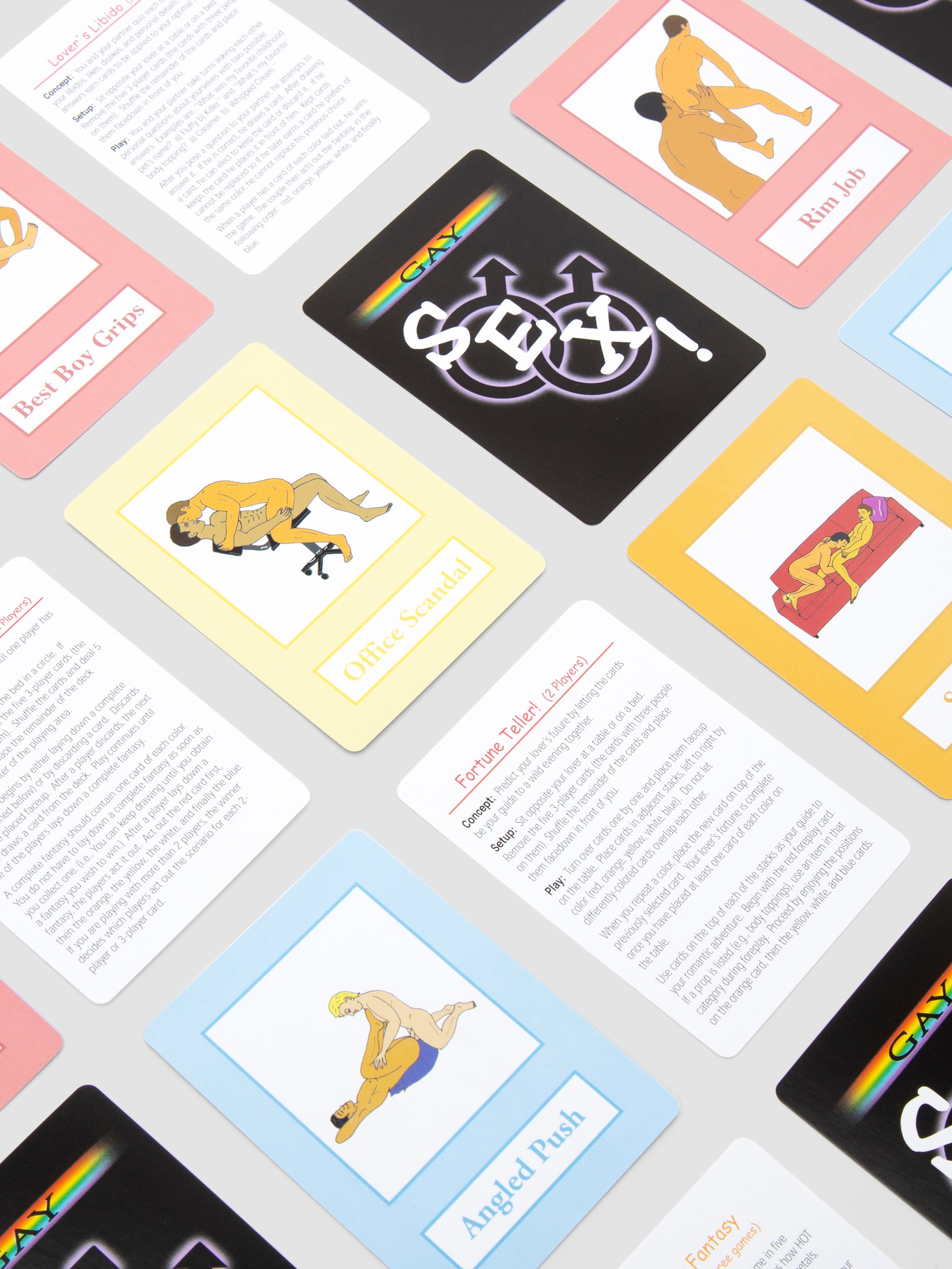 Gay Sex Position Cards, , hi-res