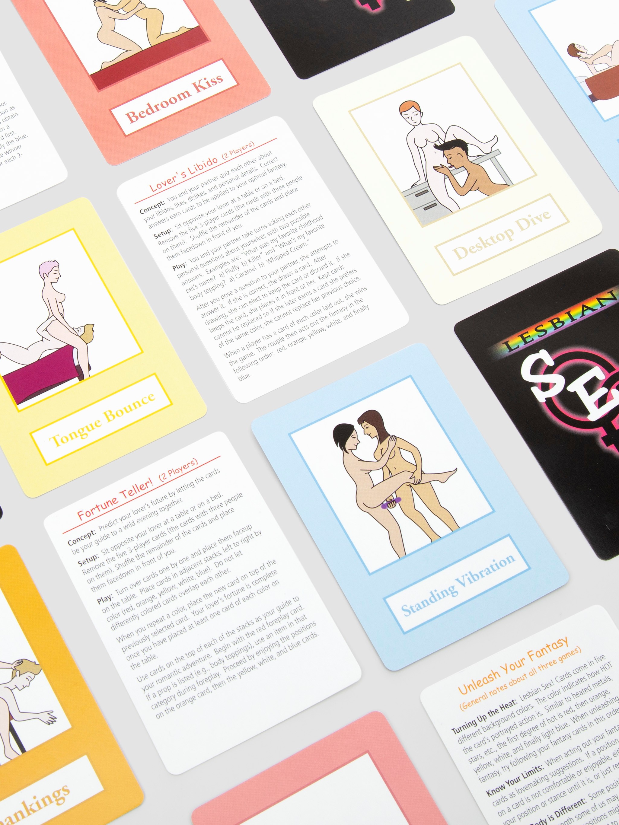 Lesbian Sex Position Cards, , hi-res