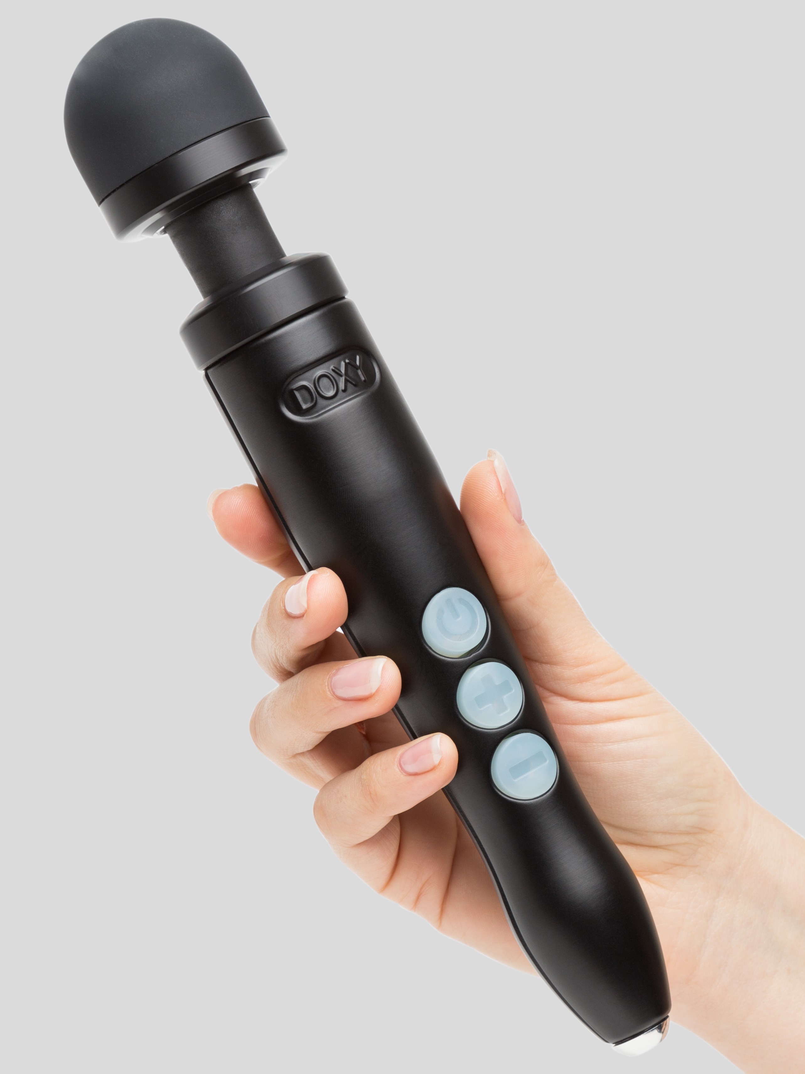 Doxy Die Cast 3R Rechargeable Wand Massager, Black, hi-res