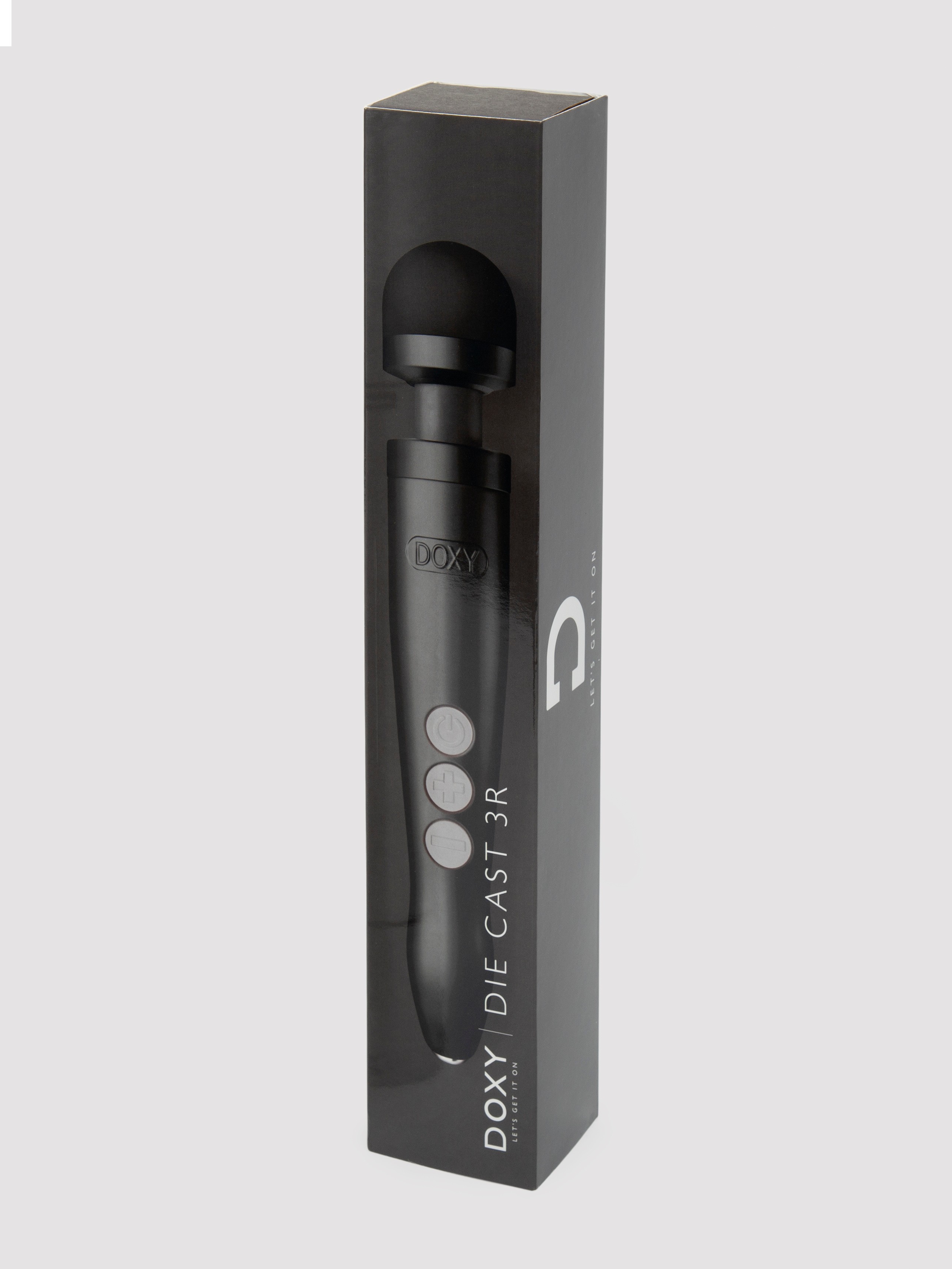 Doxy Die Cast 3R Rechargeable Wand Massager, Black, hi-res