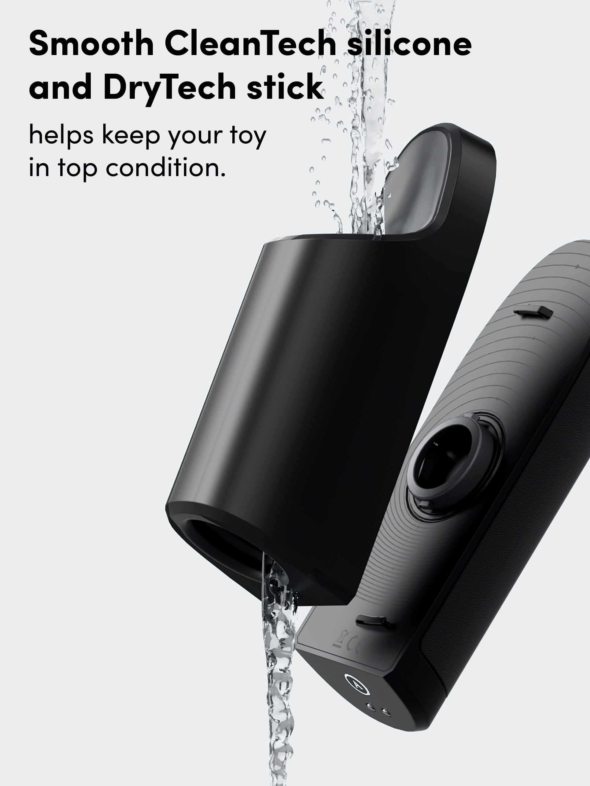 Arcwave Ion Pleasure Air Smart Silence Male Masturbator, Black, hi-res