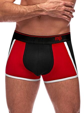 Male Power Red and Black Retro Boxer Shorts