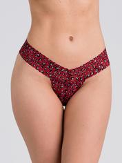 Lovehoney Booty Queen Lace Thong Set (3 Pack), Red, hi-res