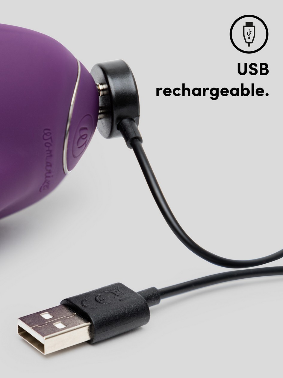 Womanizer X Lovehoney InsideOut Rechargeable G-Spot and Clitoral Stimulator, Purple, hi-res