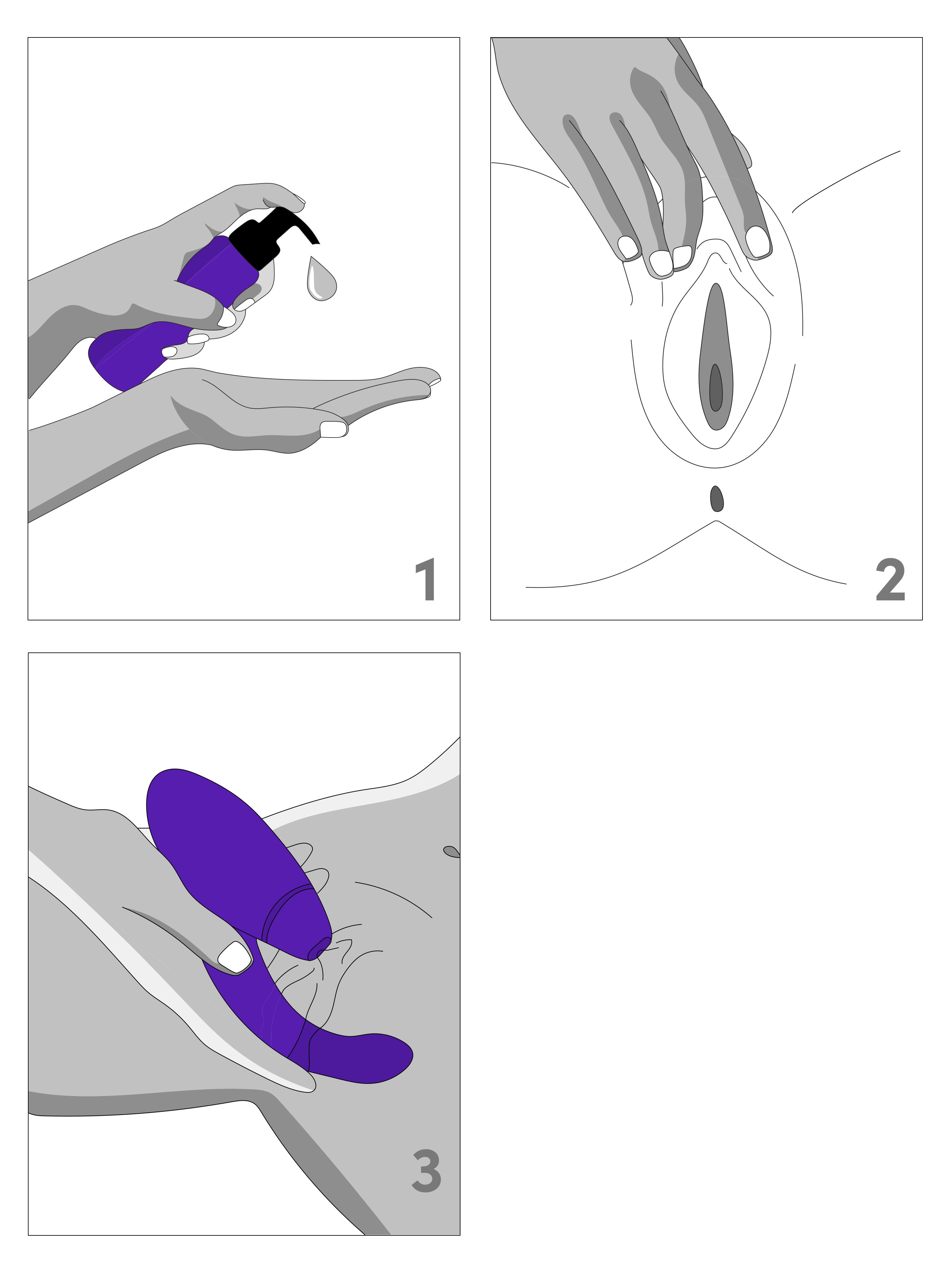 Womanizer X Lovehoney InsideOut Rechargeable G-Spot and Clitoral Stimulator, Purple, hi-res