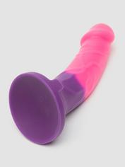 Lifelike Lover Luxe Realistic Color-Changing Silicone Dildo 7 Inch, Purple, hi-res