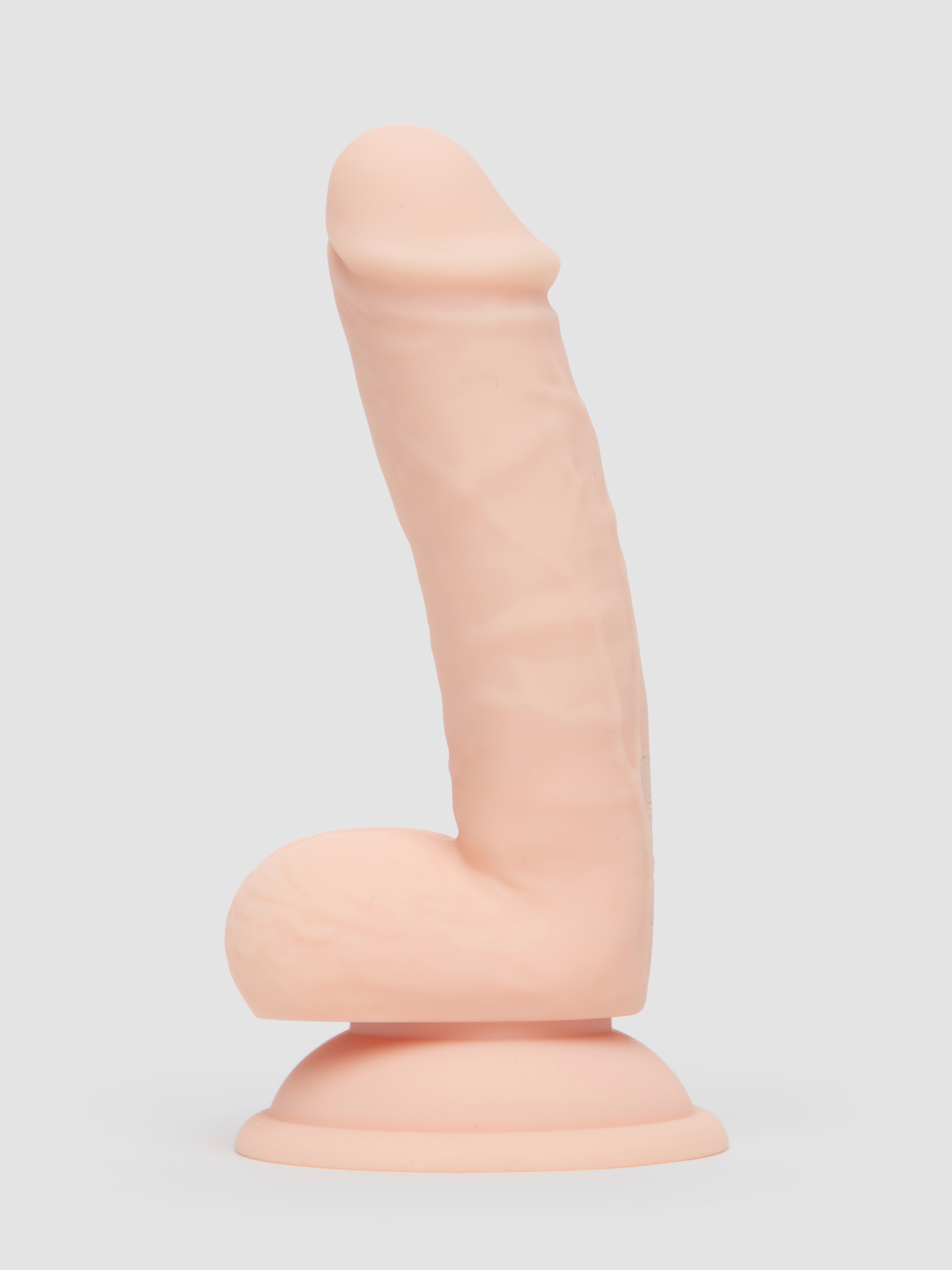 Lifelike Lover Luxe Auto-Inflatable Remote Control Realistic Dildo 6 Inch, Flesh Pink, hi-res