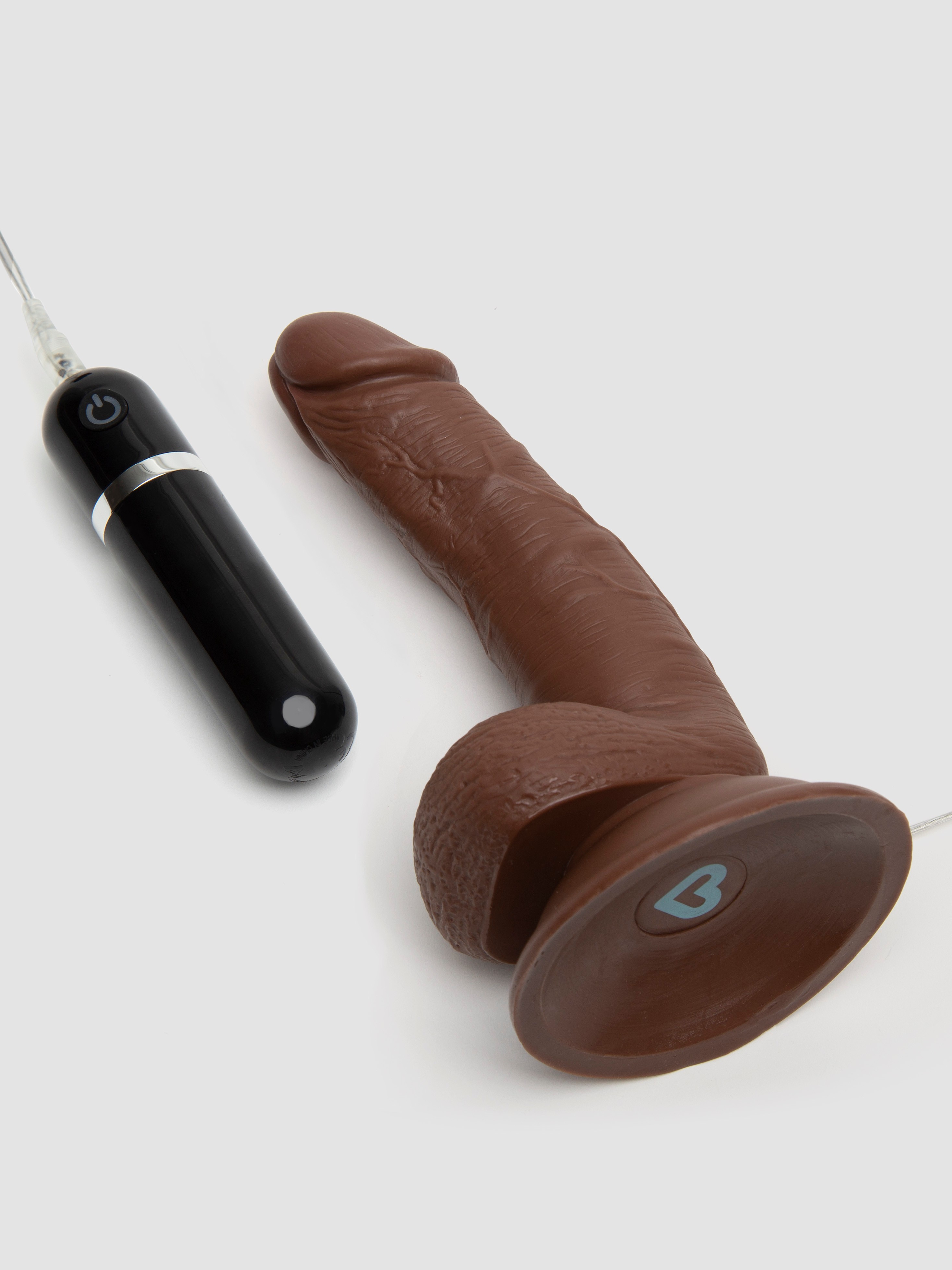 Lifelike Lover Classic Realistic Dildo Vibrator 6 Inch, Flesh Brown, hi-res