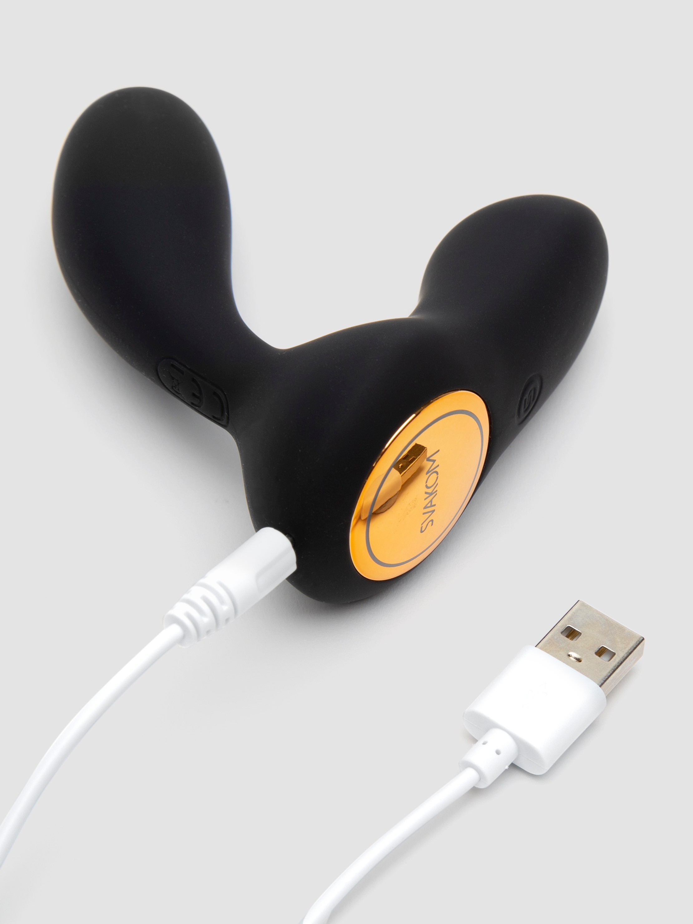 Svakom Vick Neo Interactive App Controlled Rechargeable Prostate Massager, Black, hi-res