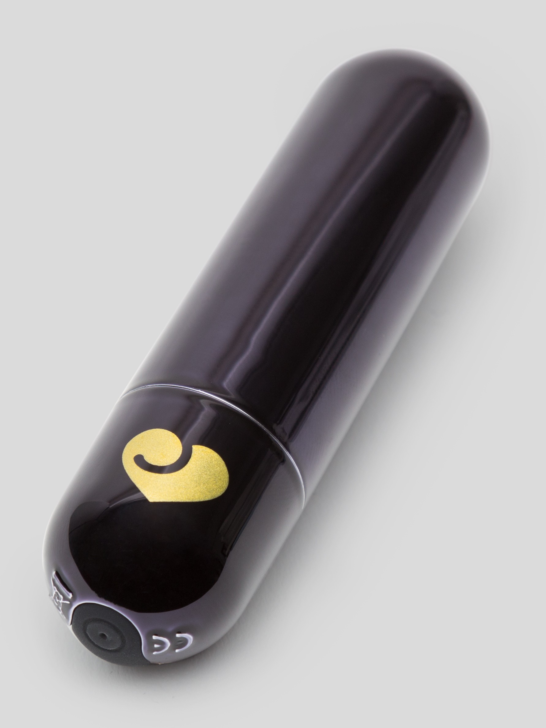 Lovehoney Glow Up Rechargeable Bullet Vibrator, Black, hi-res