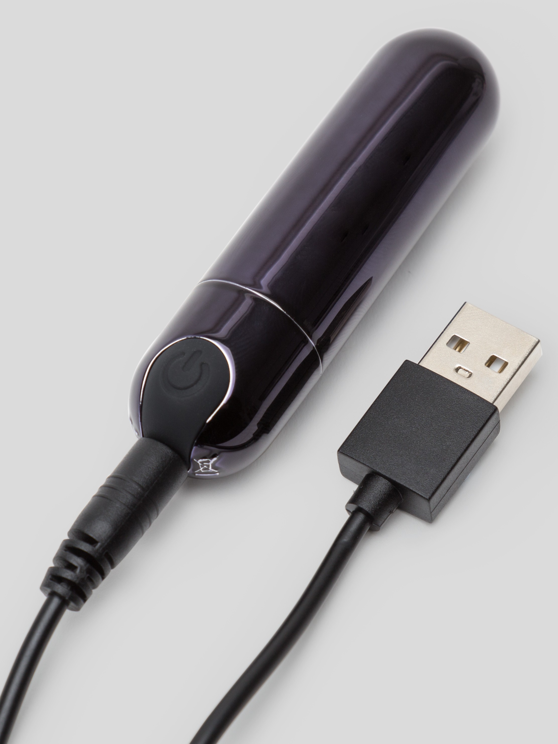 Lovehoney Glow Up Rechargeable Bullet Vibrator, Black, hi-res