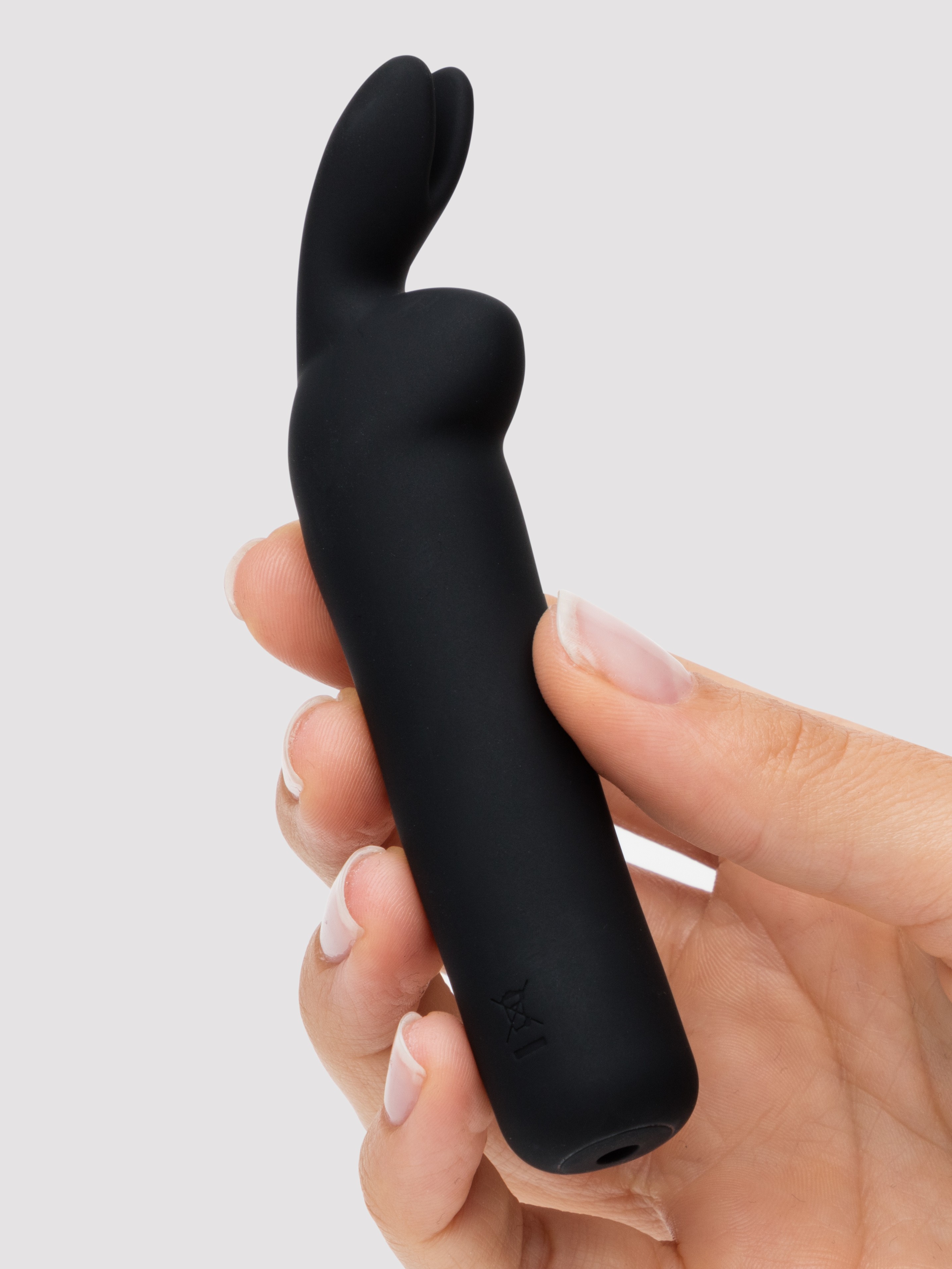 Happy Rabbit Rechargeable Rabbit Ears Bullet Vibrator, Black, hi-res
