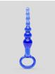 Lovehoney Sensual Glass Anal Beads, Blue, hi-res
