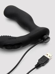 Nexus Revo Embrace Remote Control Rotating Double Cock Ring Prostate Massager, Black, hi-res
