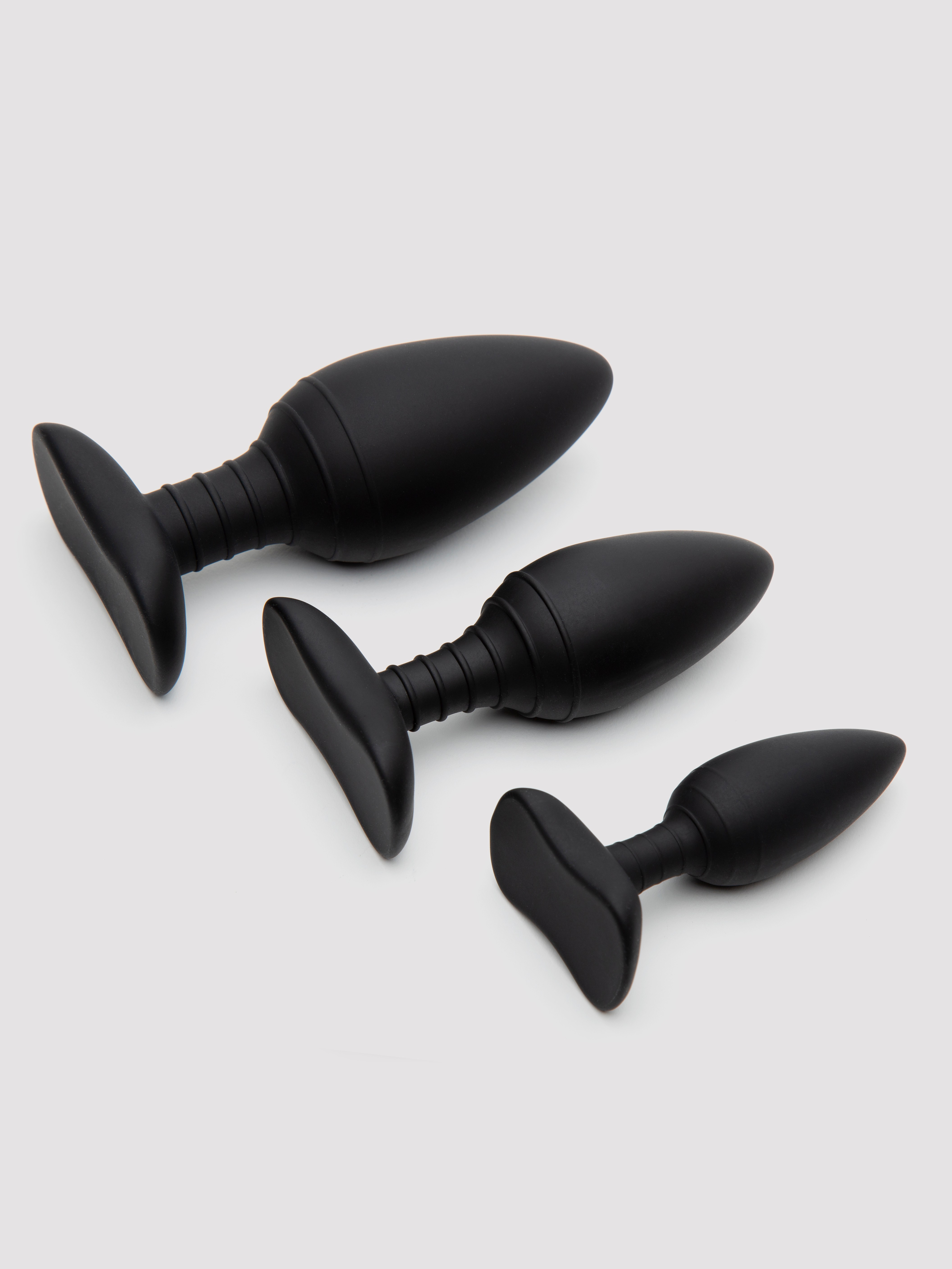 Nexus Trio Butt Plug Training Set (3 Piece), Black, hi-res