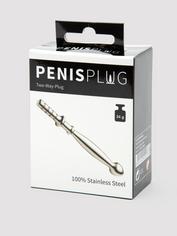 Double plug pénien acier inoxydable 11 mm, Penis Plug, Argenté, hi-res