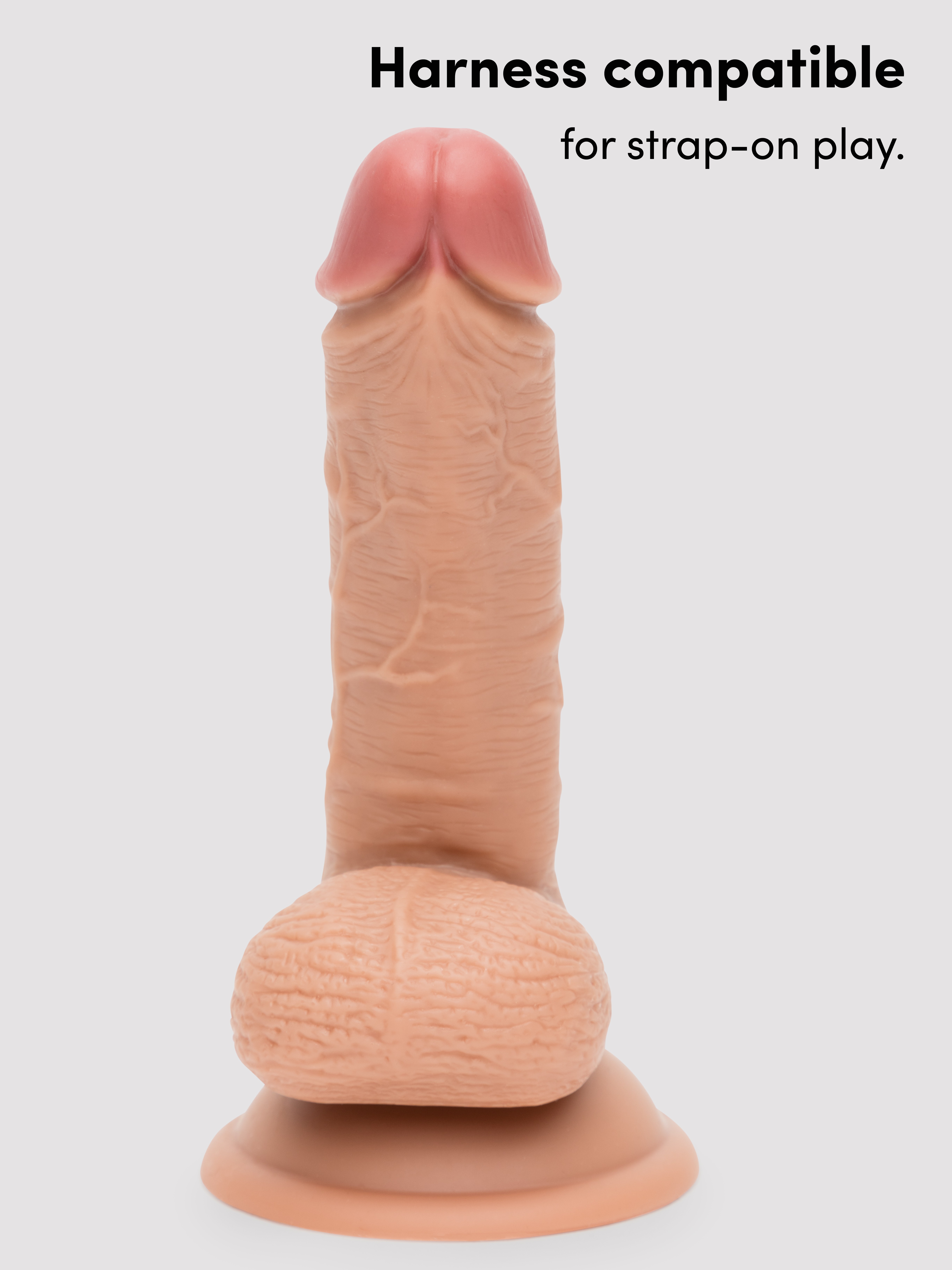 Lifelike Lover Classic Realistic Dildo 6 Inch , Flesh Tan, hi-res