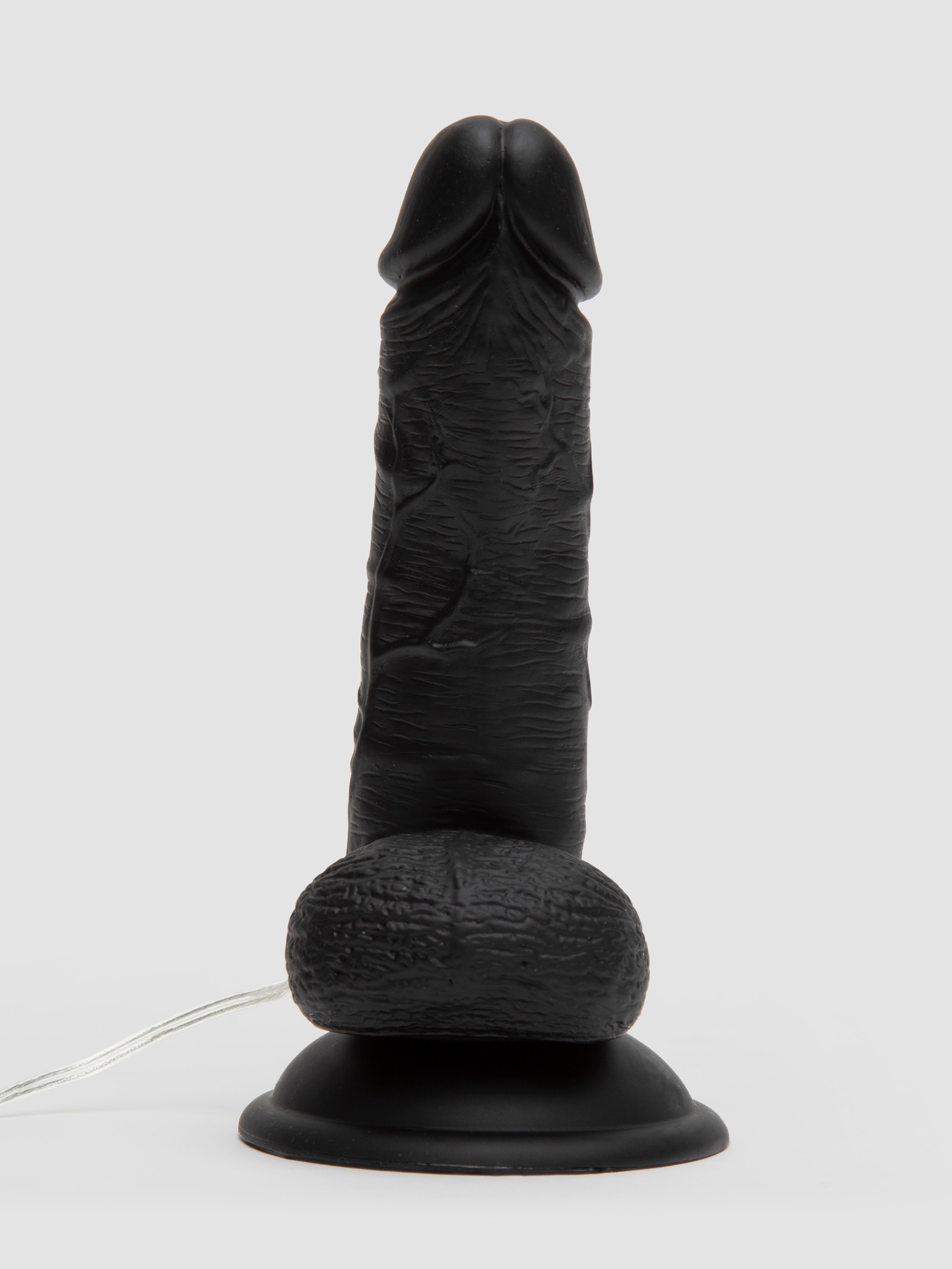 Lifelike Lover Classic Realistic Dildo Vibrator 6 Inch, Black, hi-res