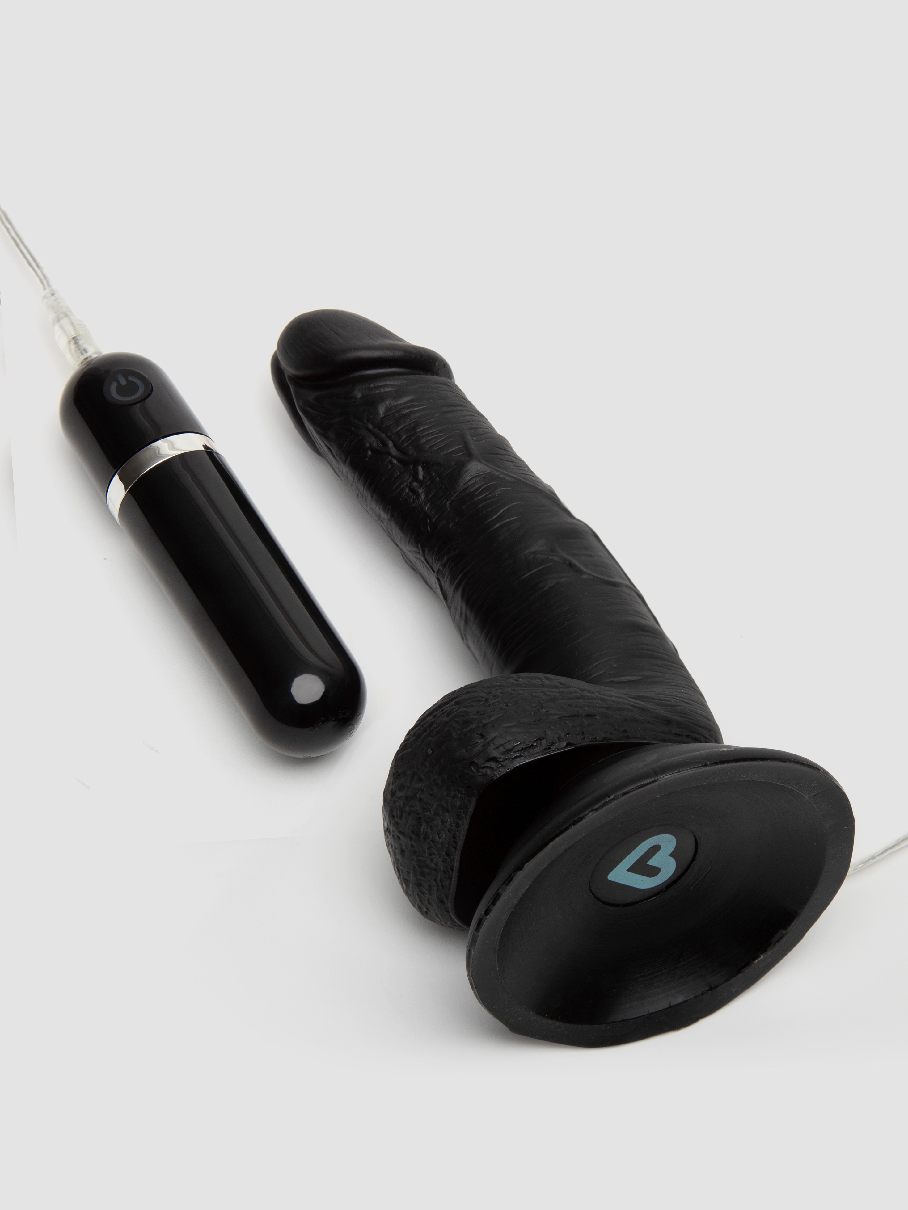 Lifelike Lover Classic Realistic Dildo Vibrator 6 Inch, Black, hi-res