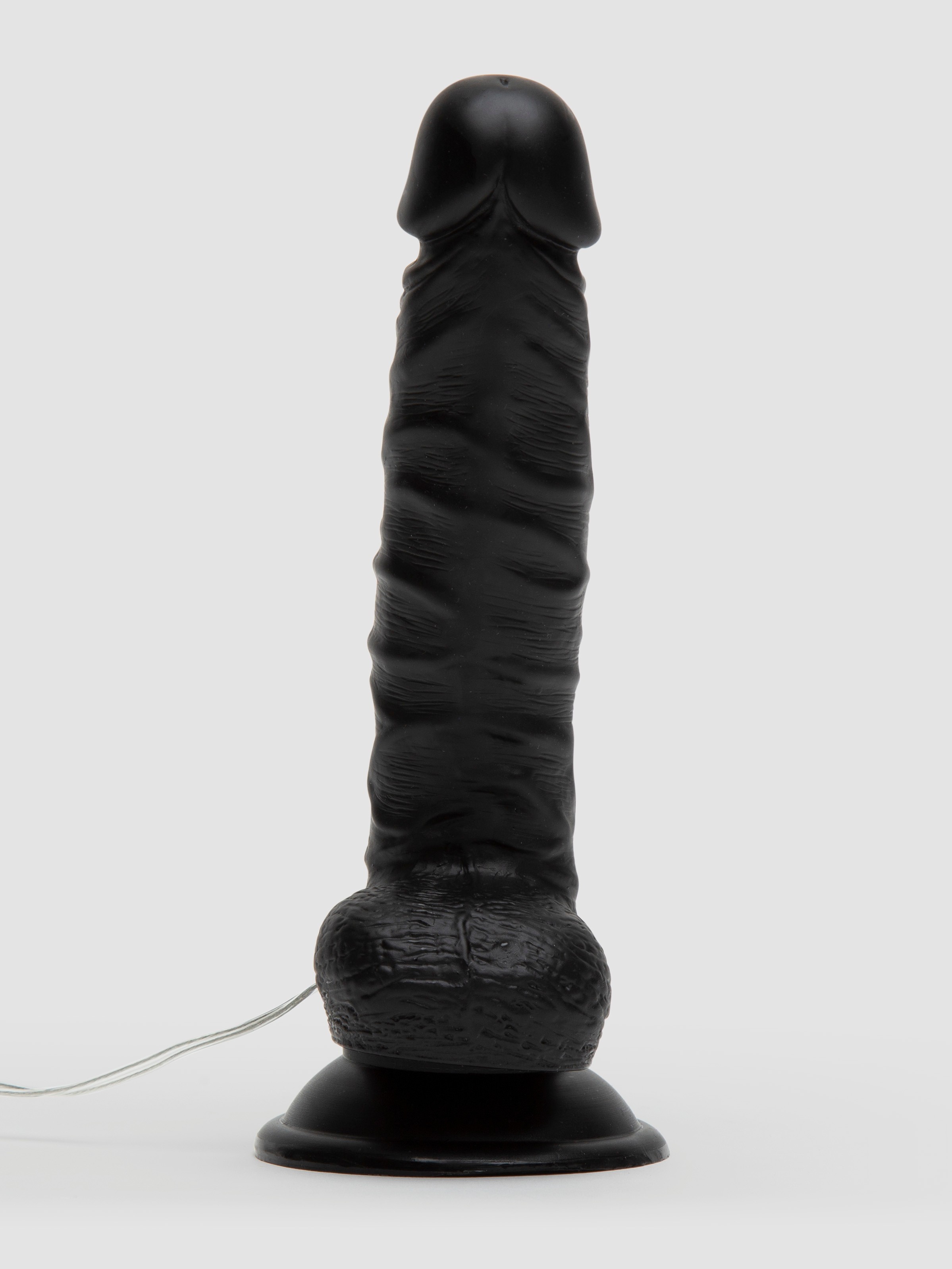 Lifelike Lover Classic Realistic Dildo Vibrator 8 Inch, Black, hi-res