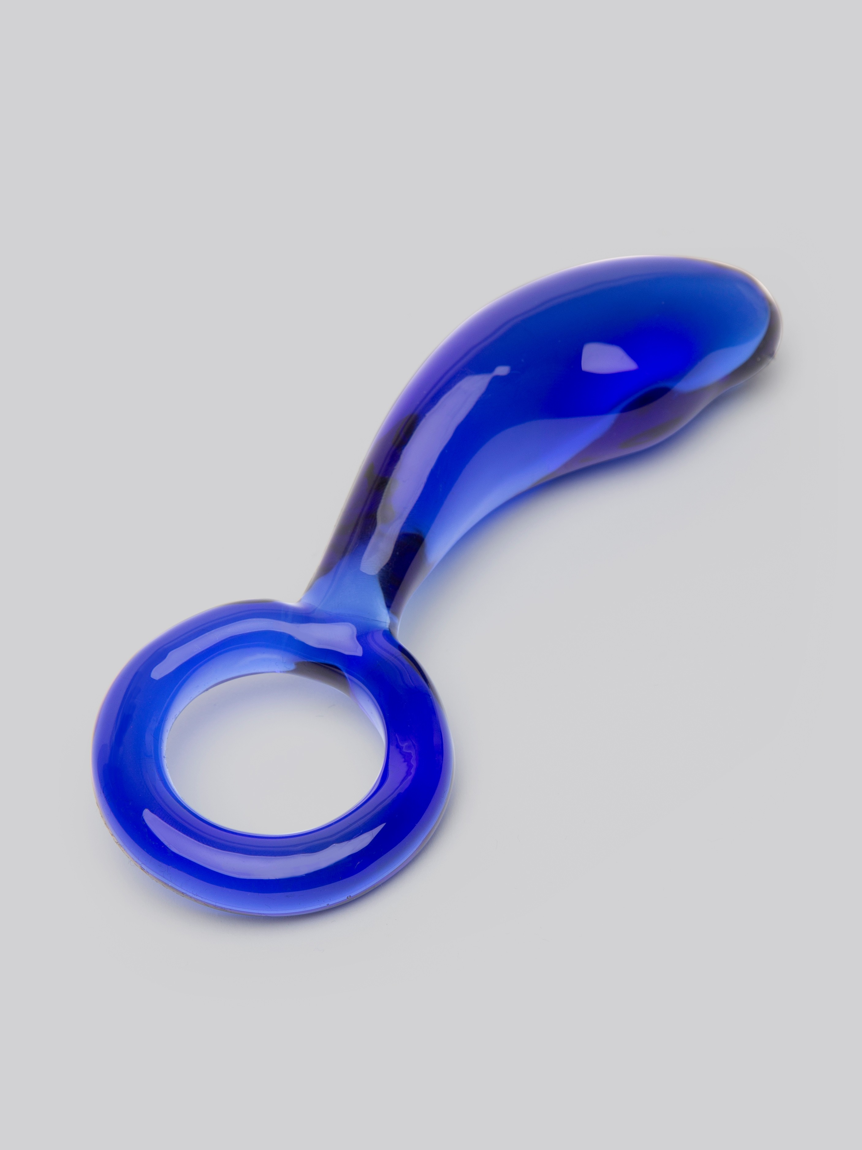 Lovehoney Sensual Glass Pro-Stim Prostate Massager, Blue, hi-res