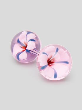 Bolas chinas sensuales de vidrio con flor de Lovehoney