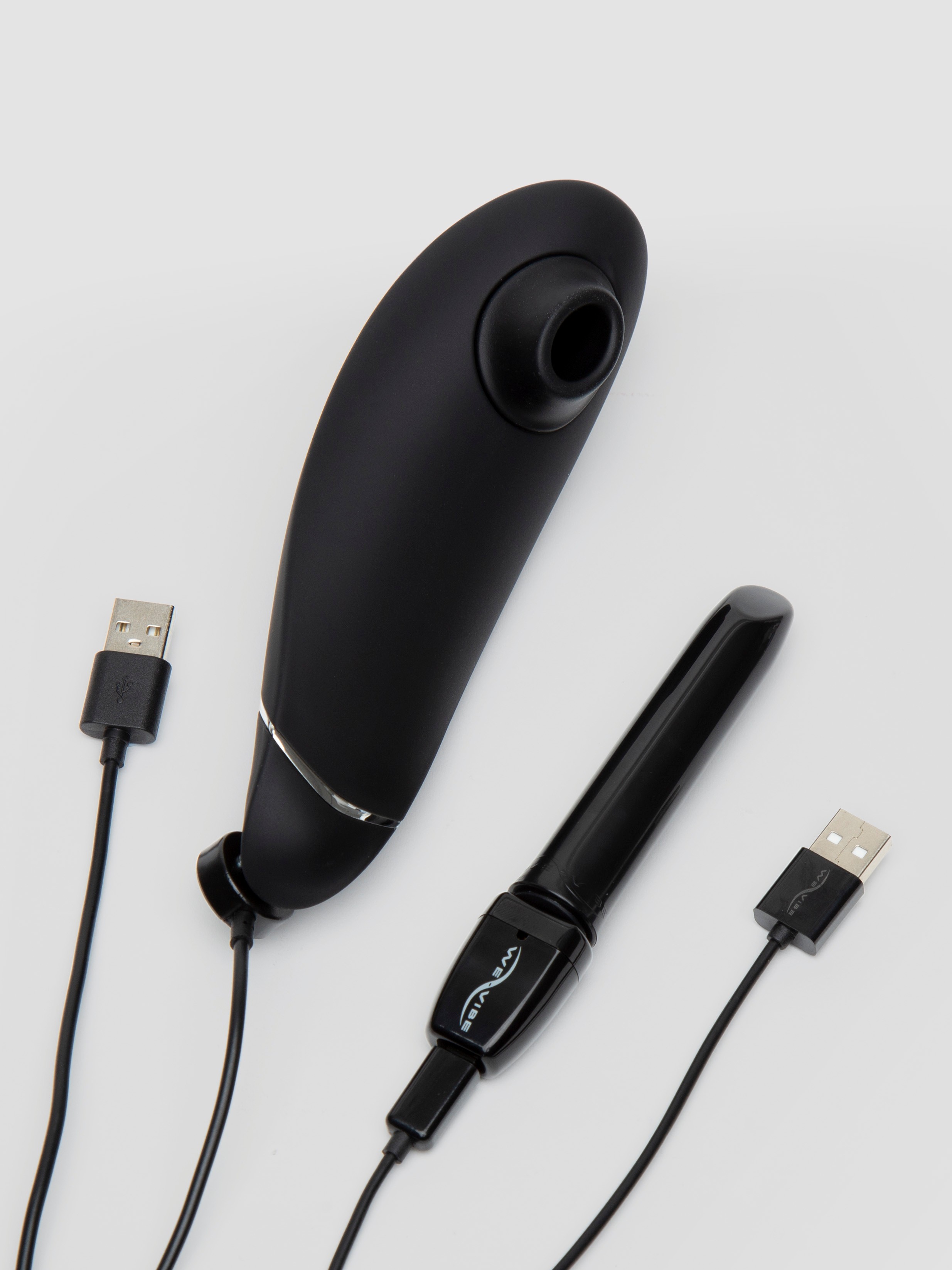 Womanizer X We-Vibe Silver Delights Limited Edition Pleasure Collection, Black, hi-res