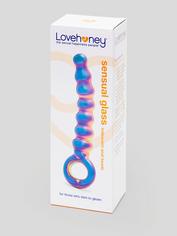 Bolas anales sensuales de vidrio iridiscente de Lovehoney, Multicolor, hi-res