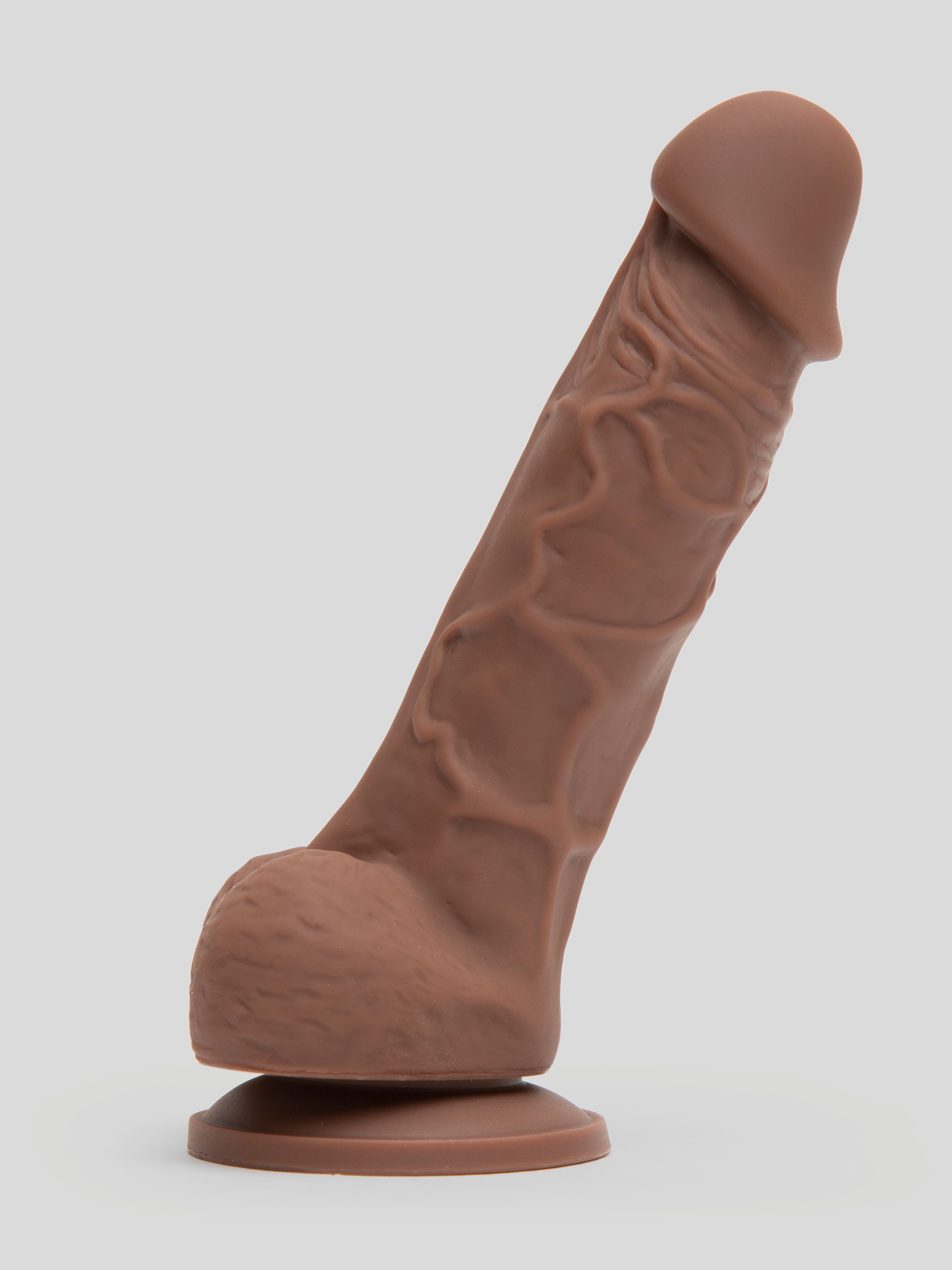 Lifelike Lover Luxe Realistic Silicone Dildo 6 Inch, Flesh Brown, hi-res