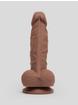 Gode réaliste silicone Luxe 14 cm rose chair, Lifelike Lover, Couleur peau brune, hi-res