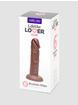 Lifelike Lover Basic Realistic Suction Cup Dildo 6 Inch, Flesh Brown, hi-res