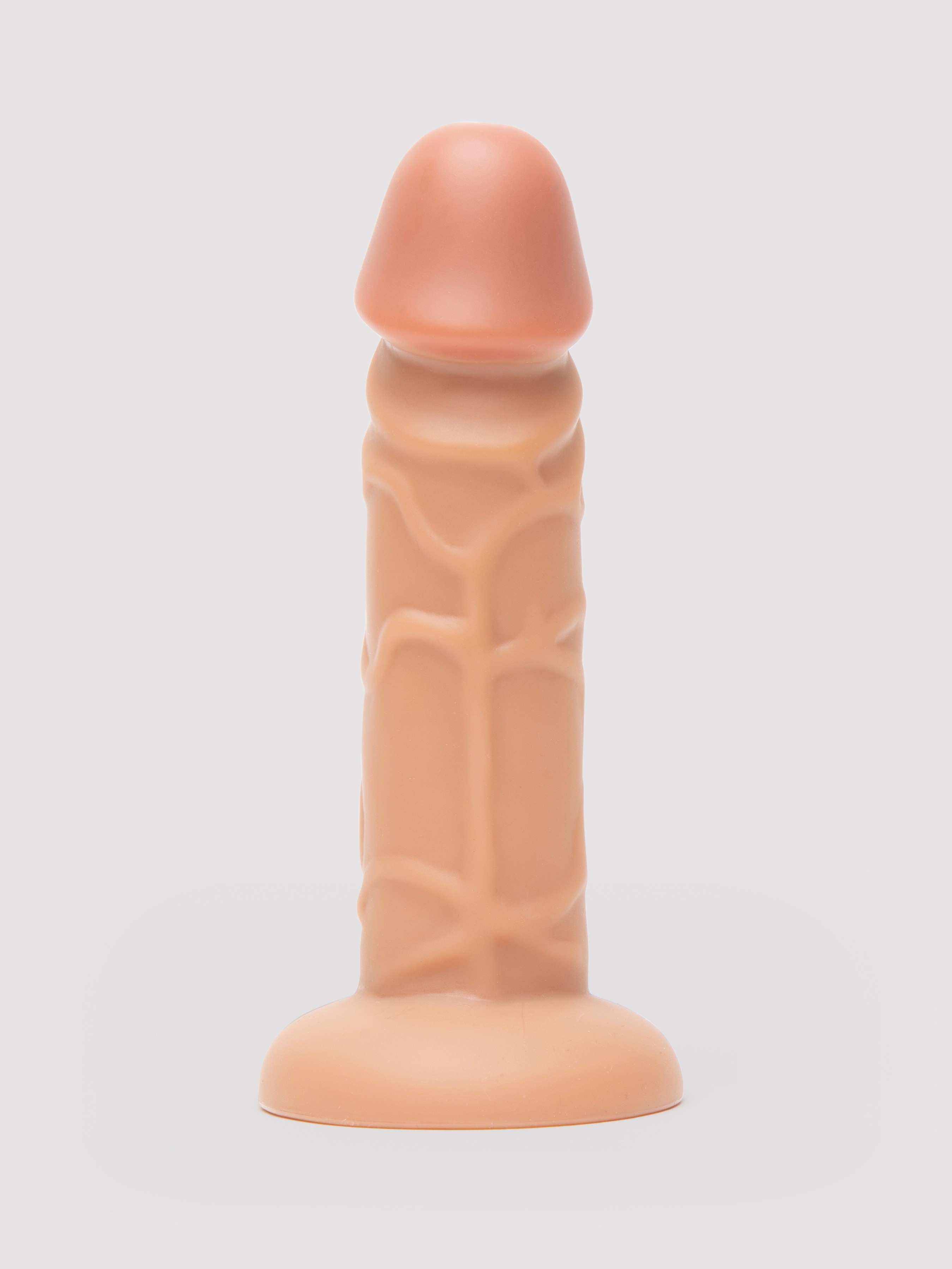 Lifelike Lover Basic Realistic Suction Cup Dildo 6 Inch, Flesh Tan, hi-res