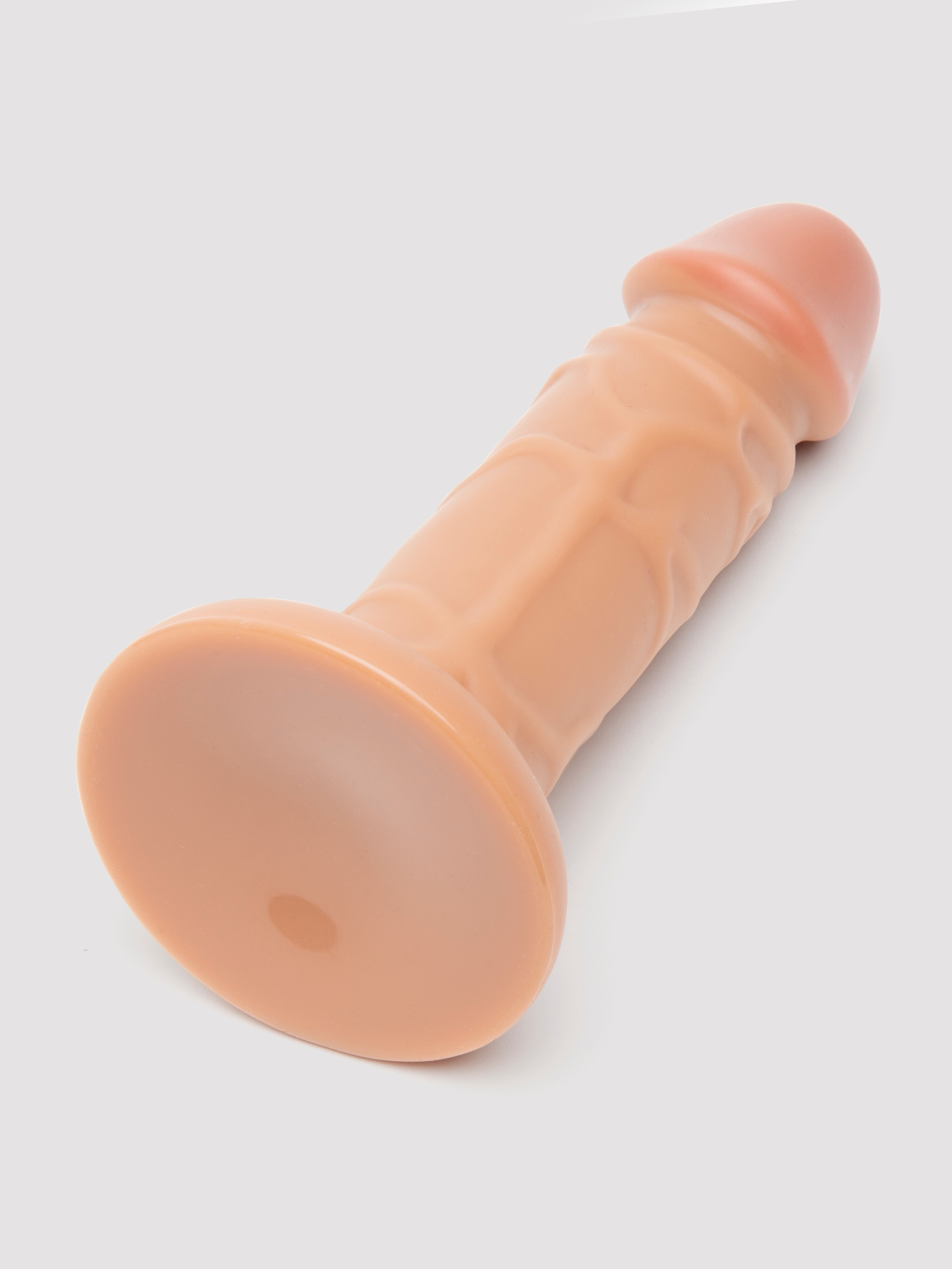 Lifelike Lover Basic Realistic Suction Cup Dildo 6 Inch, Flesh Tan, hi-res