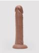 Lifelike Lover Basic Realistic Suction Cup Dildo 8 Inch, Flesh Brown, hi-res