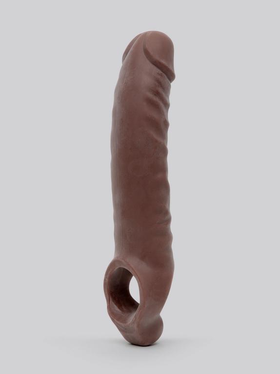 Lovehoney Mega Mighty 3 Extra Inches Penis Extender with Ball Loop, Flesh Brown, hi-res