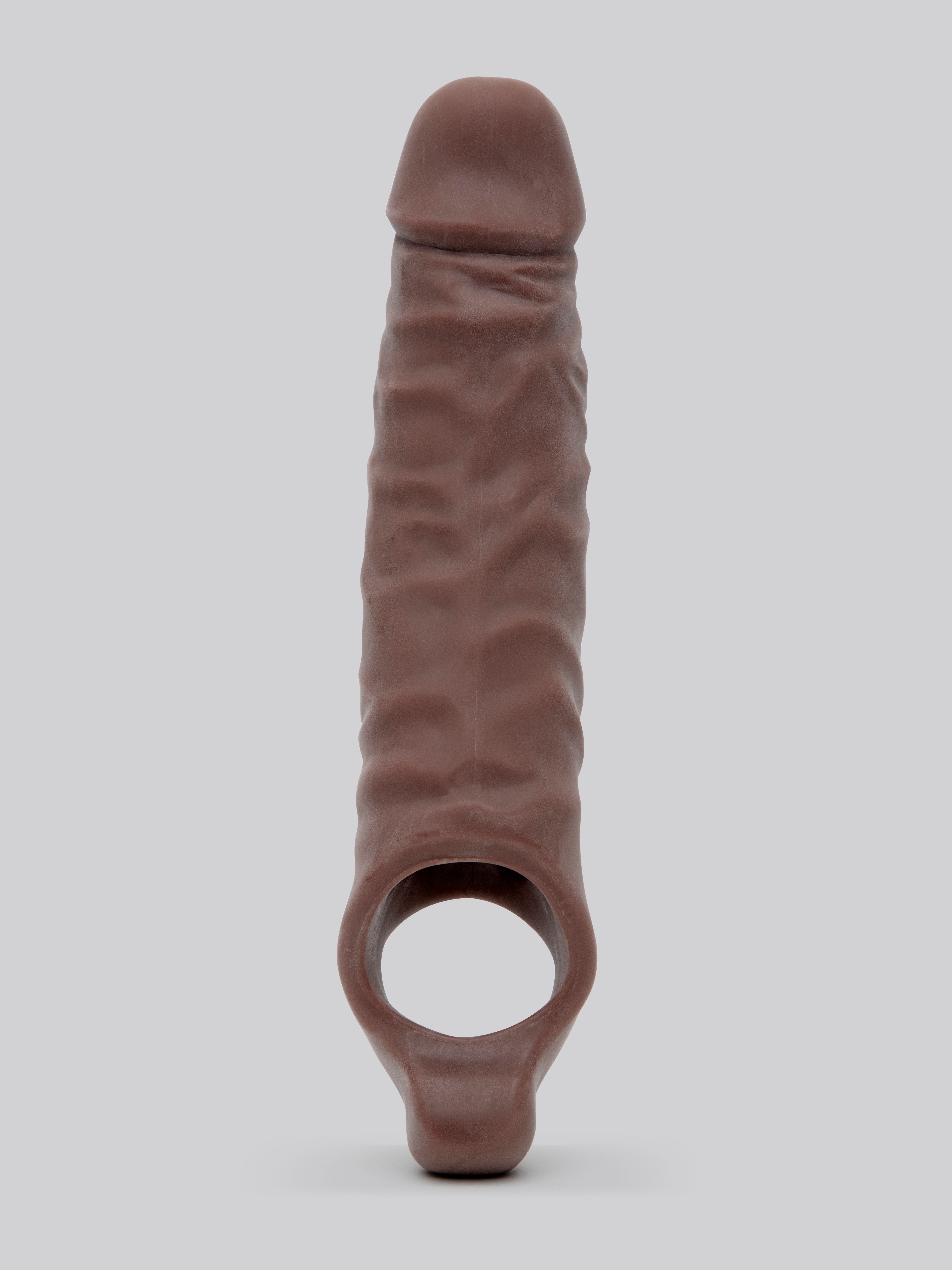 Lovehoney Mega Mighty 3 Extra Inches Penis Extender with Ball Loop, Flesh Brown, hi-res