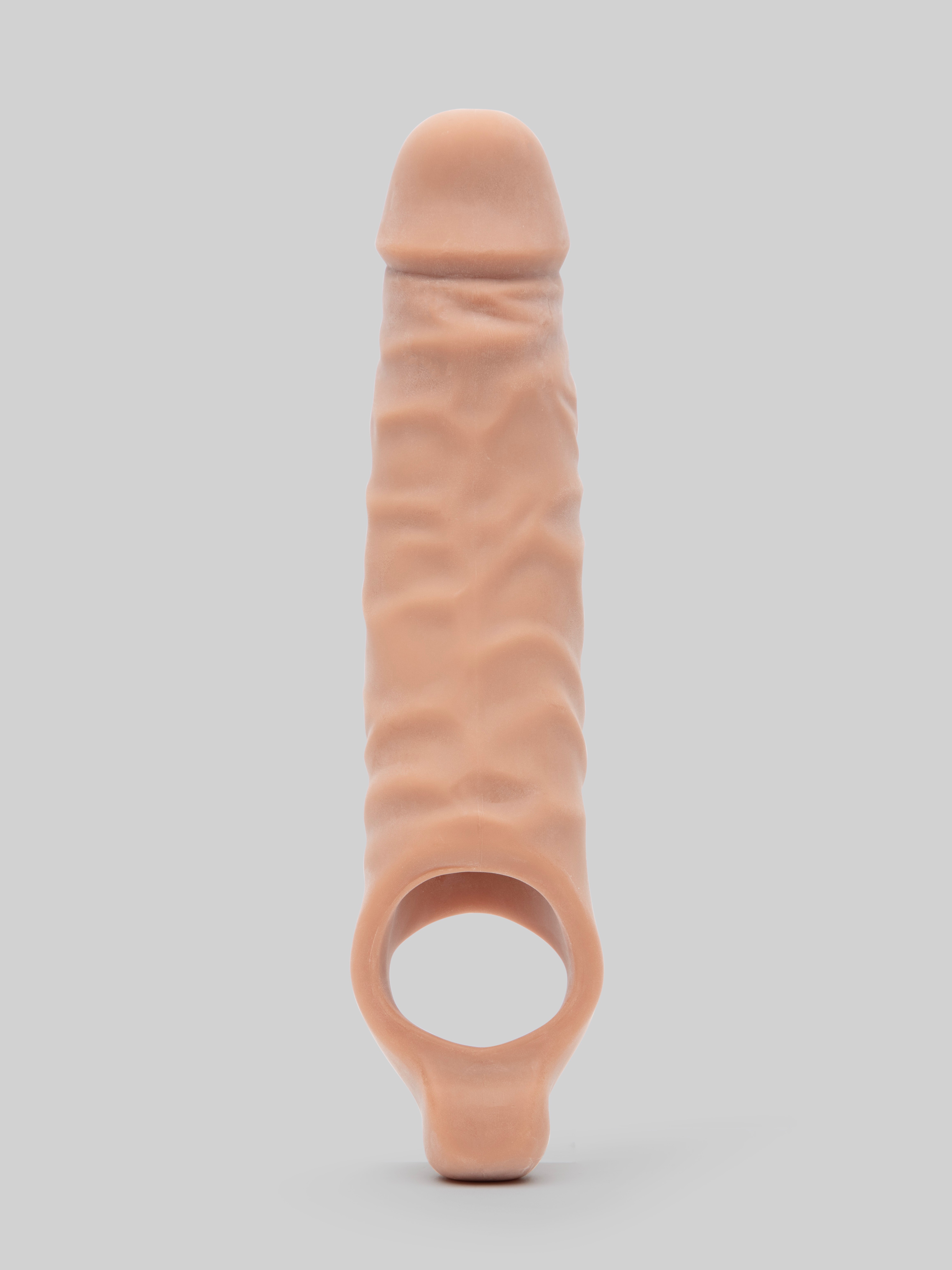 Lovehoney Mega Mighty 3 Extra Inches Penis Extender with Ball Loop, Flesh Tan, hi-res