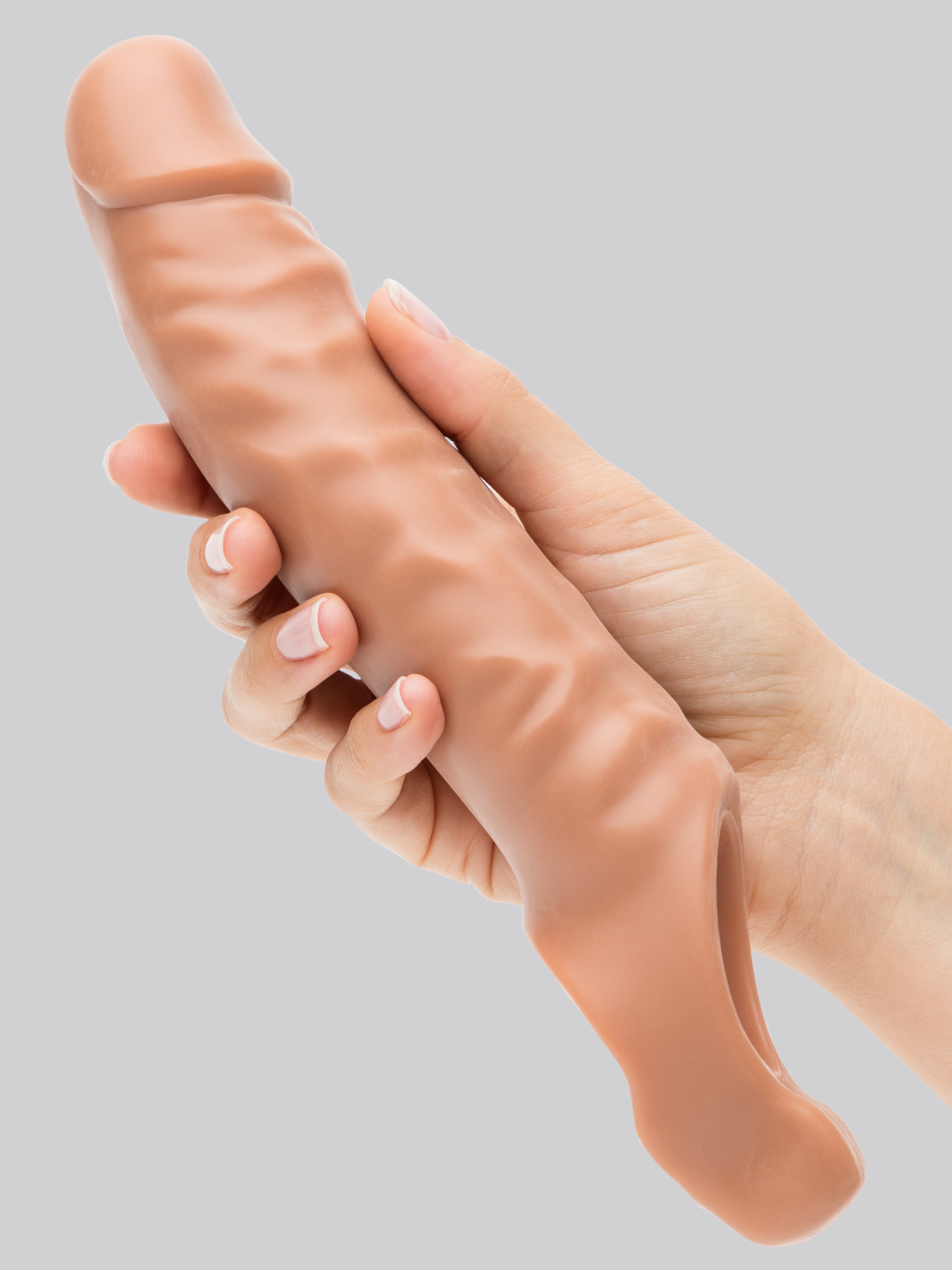 Lovehoney Mega Mighty 3 Extra Inches Penis Extender with Ball Loop, Flesh Tan, hi-res