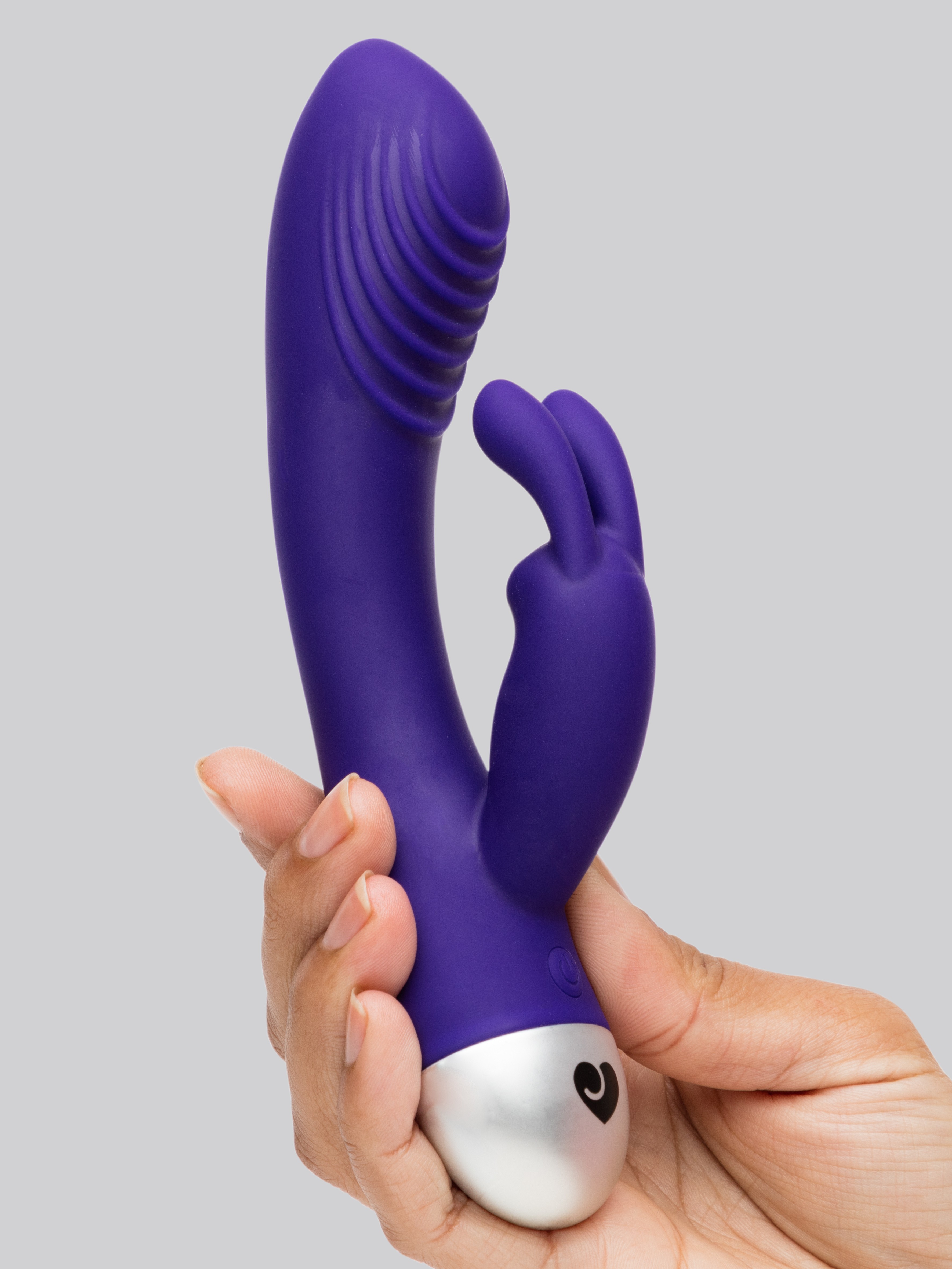 Lovehoney Wonder Bunny Rechargeable Silicone Rabbit Vibrator , Purple, hi-res