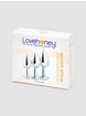 Lovehoney Jewelled Metal Butt Plug Set (3 Piece), Silver, hi-res