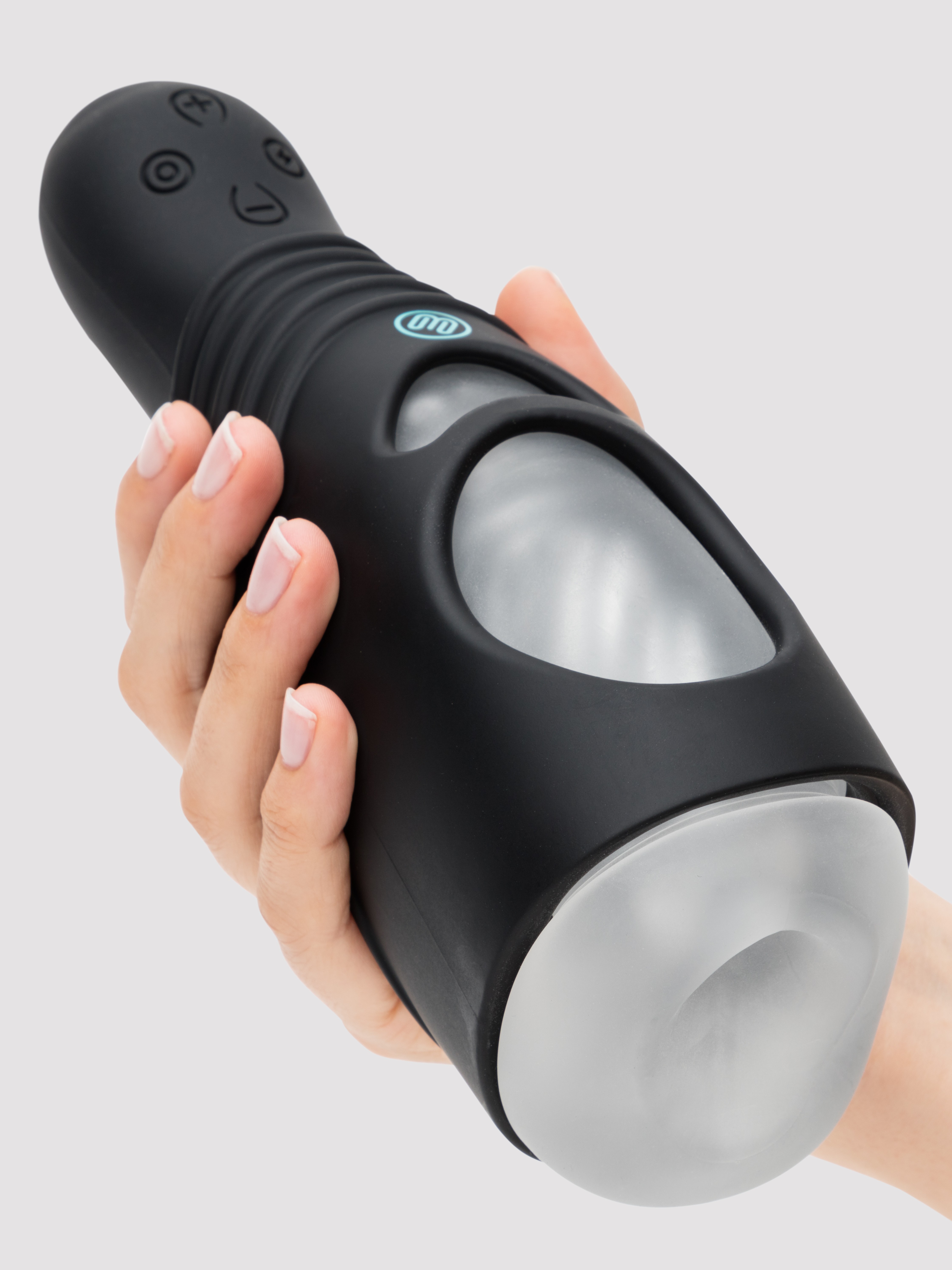 Blowmotion Real-Feel Turbo Power Male Masturbator, Black, hi-res