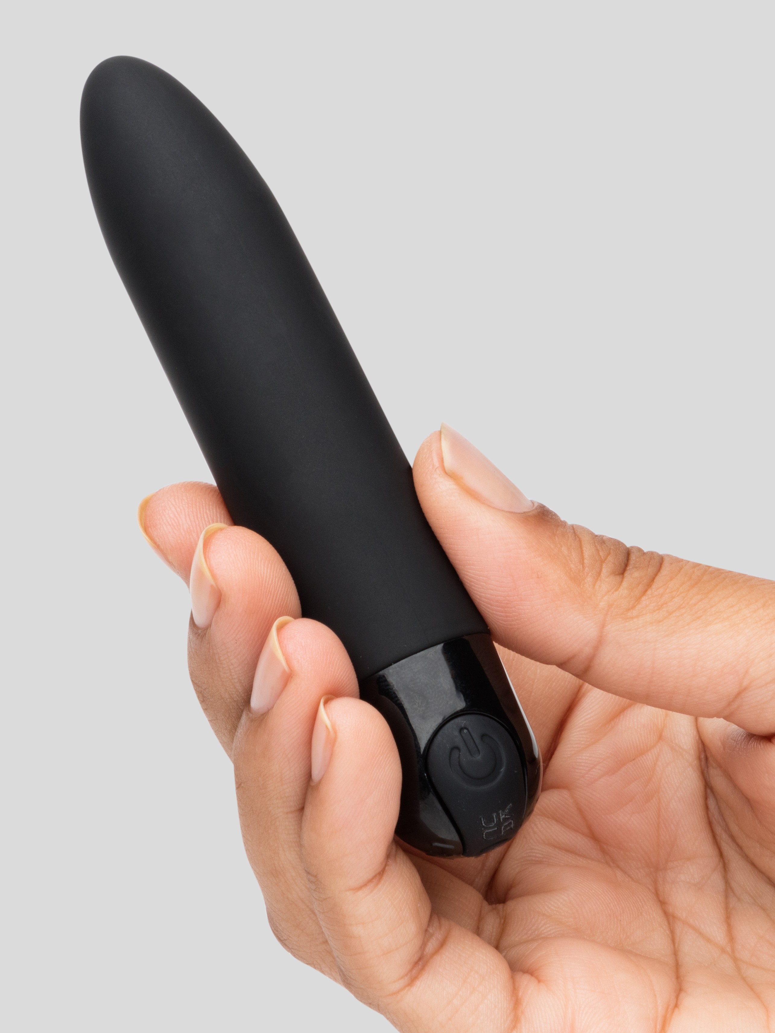 Lovehoney Mini Thrill Rechargeable Silicone Bullet Vibrator, Black, hi-res
