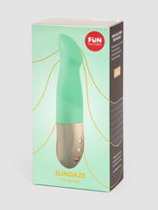 Fun Factory Sundaze Rechargeable Thrusting Vibrator, Green, hi-res